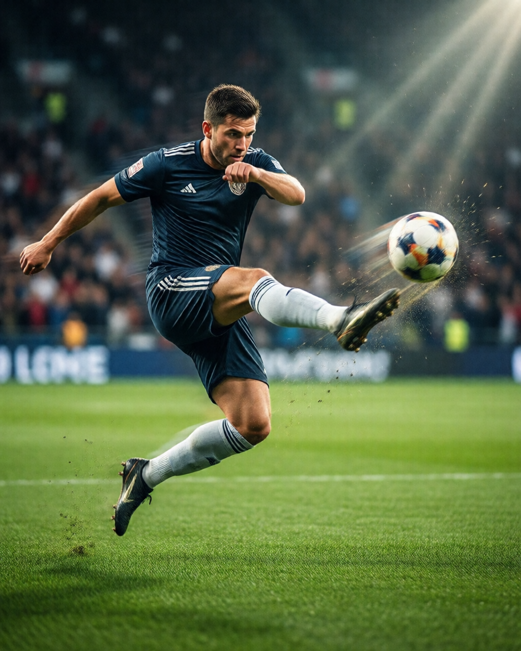 Football stadium scene — World Cup Hub