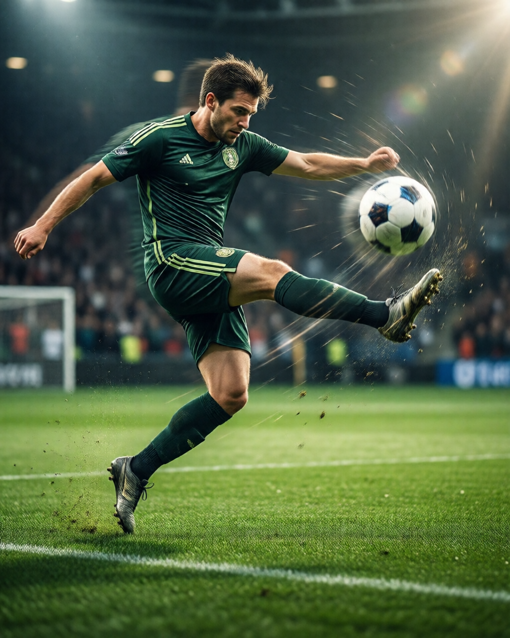 Football stadium scene — World Cup Hub
