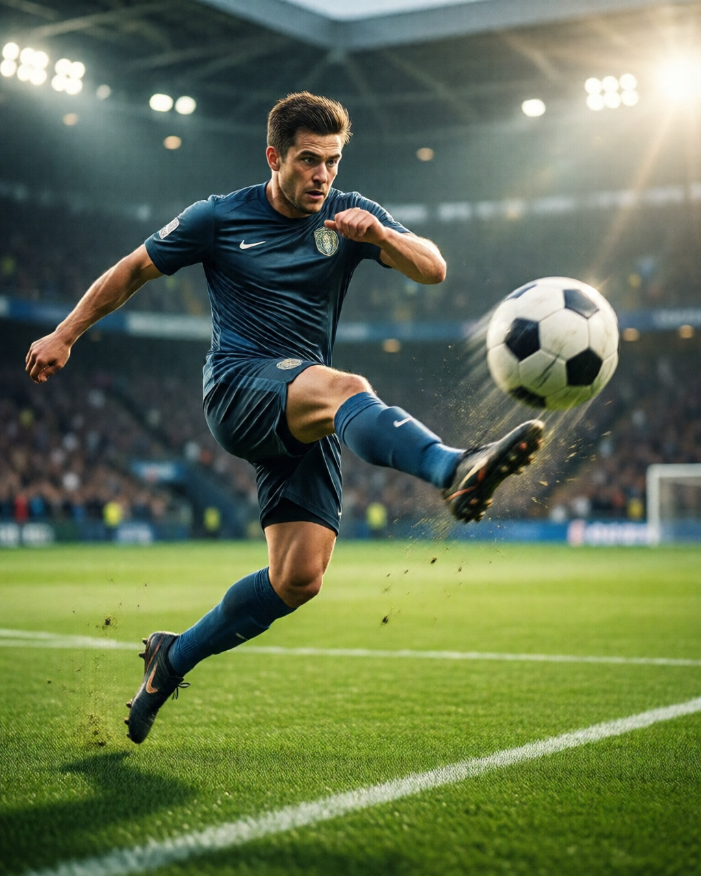 Football stadium scene — Goal Moments