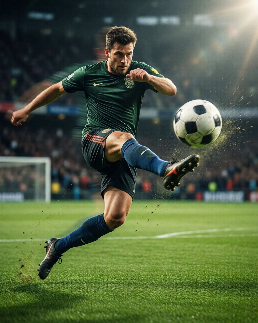 Football stadium scene — World Cup Hub