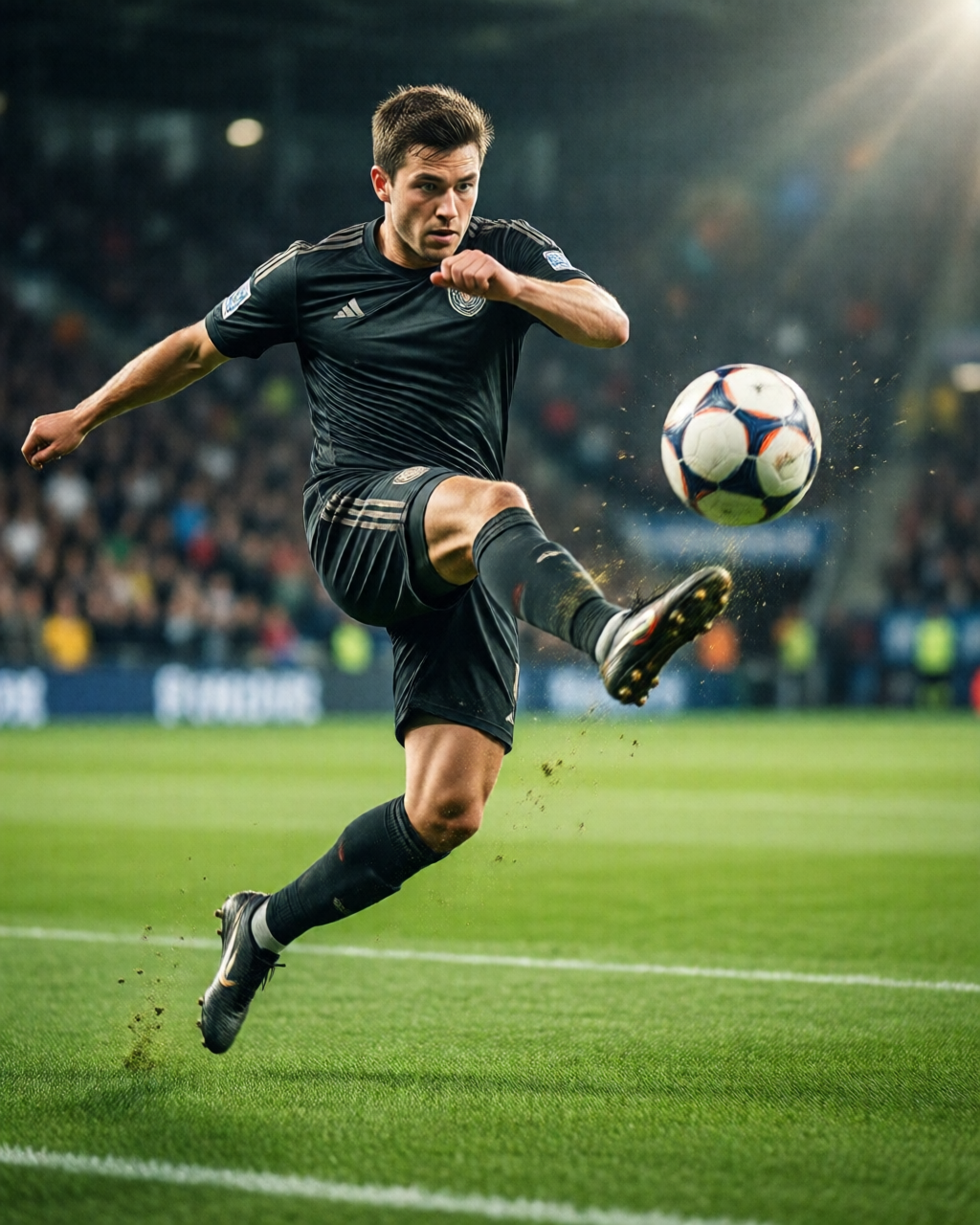 Football stadium scene — Panduan Bola Sepak