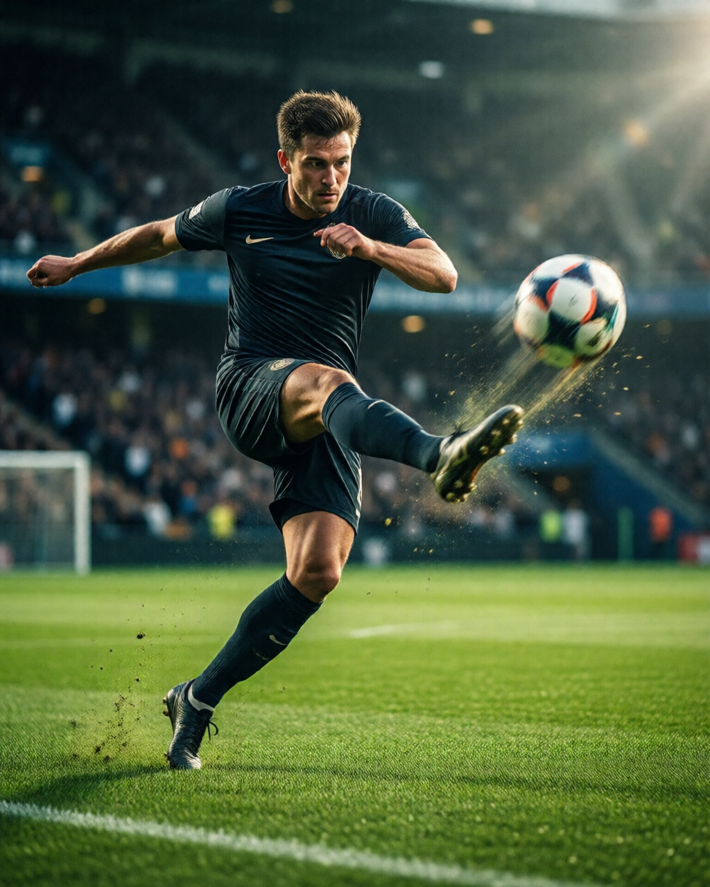 Football stadium scene — Panduan Bola Sepak