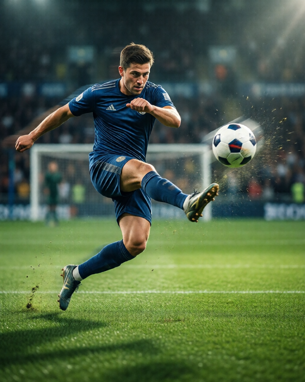 Football stadium scene — Ulasan Perlawanan