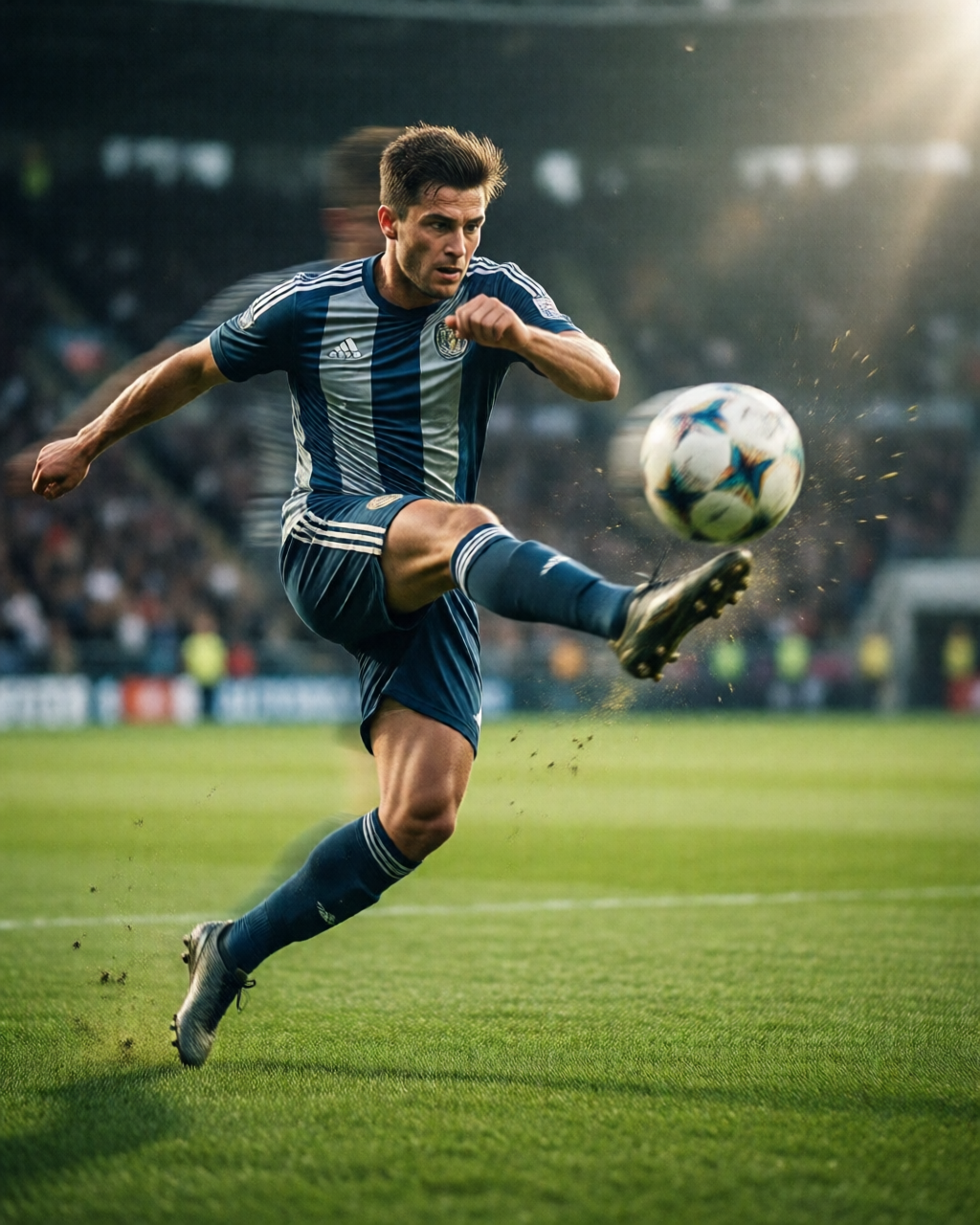 Football stadium scene — Analisa Taktik