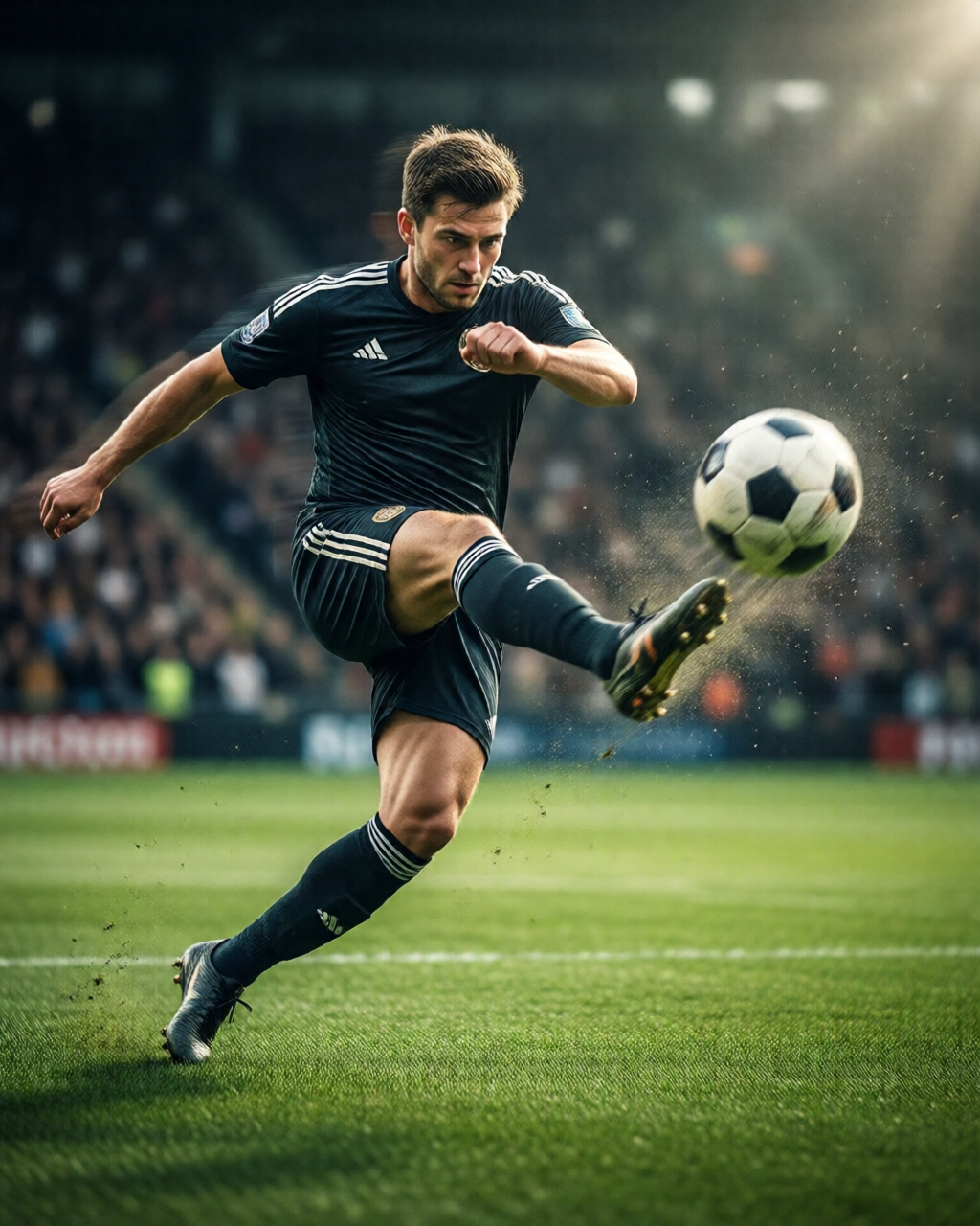 Football stadium scene — Catatan Pemain