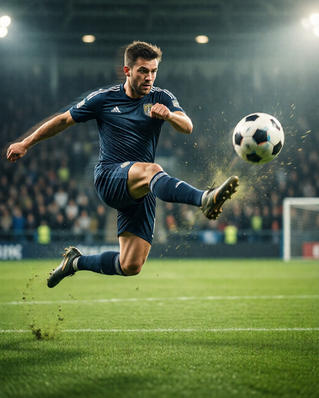 Football stadium scene — Sudut Jurulatih