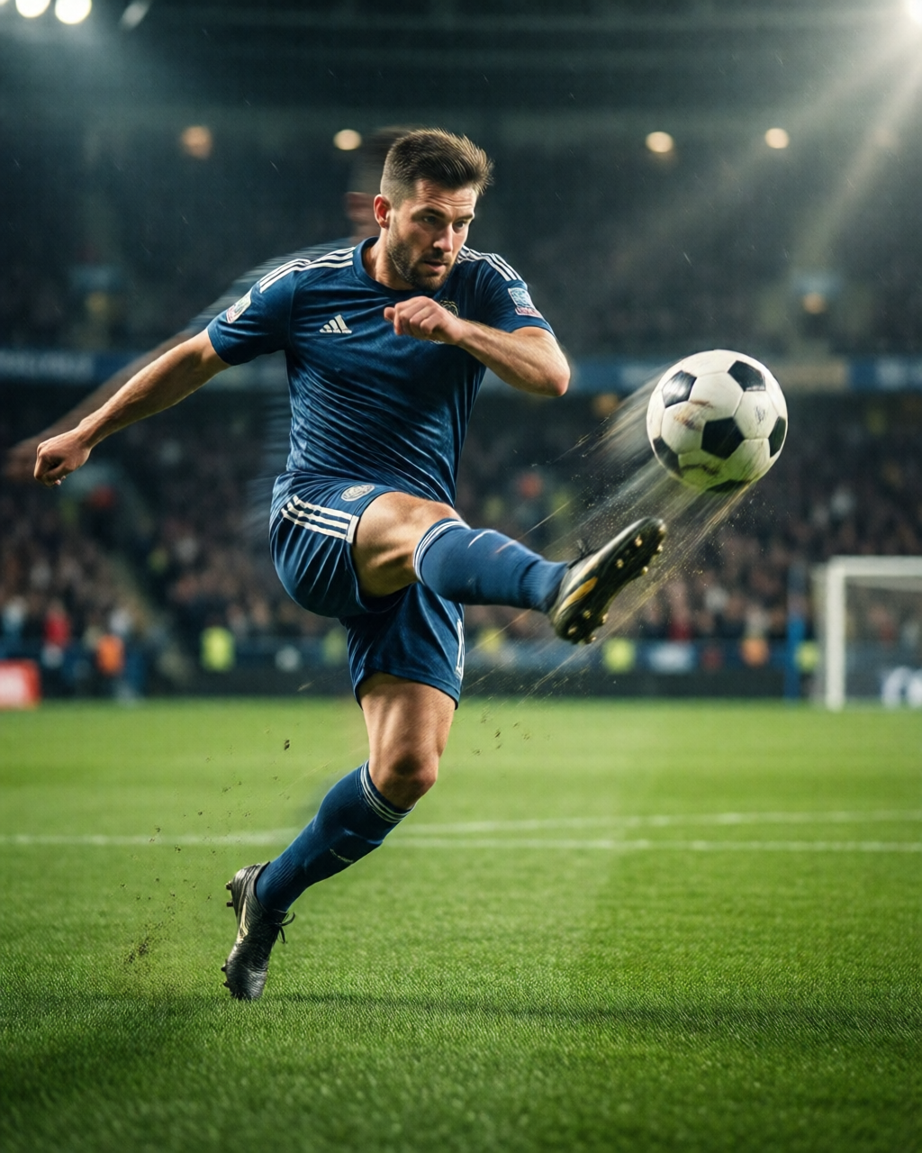 Football stadium scene — Sudut Jurulatih