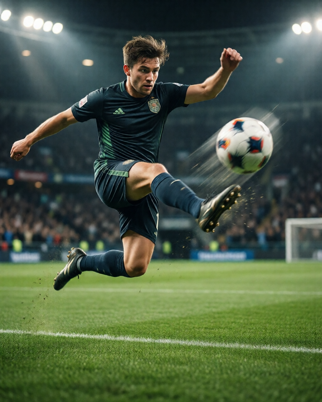 Football stadium scene — Sudut Jurulatih