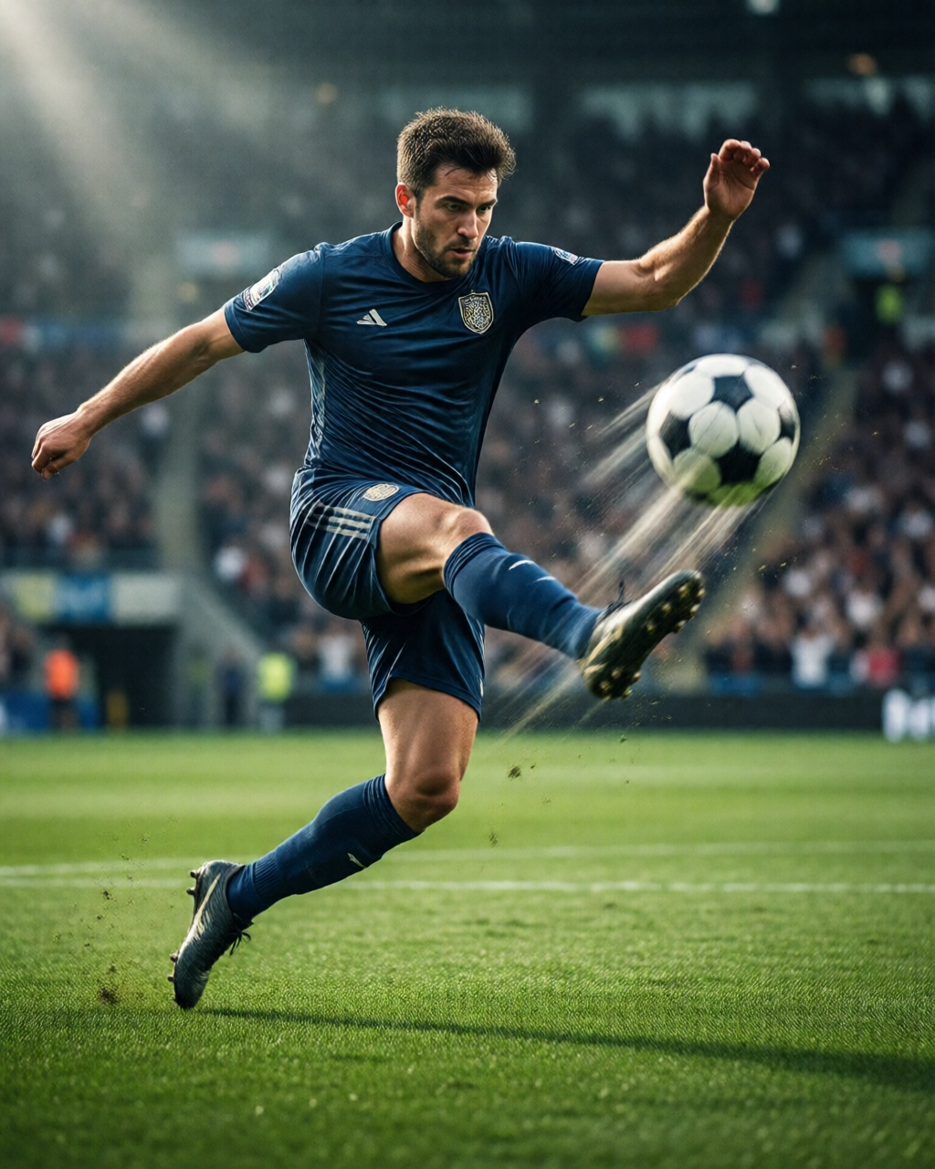 Football stadium scene — Ulasan Perlawanan