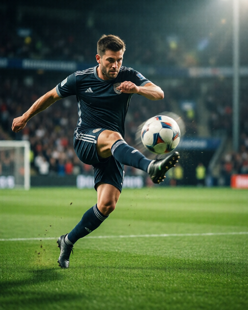 Football stadium scene — Sudut Jurulatih