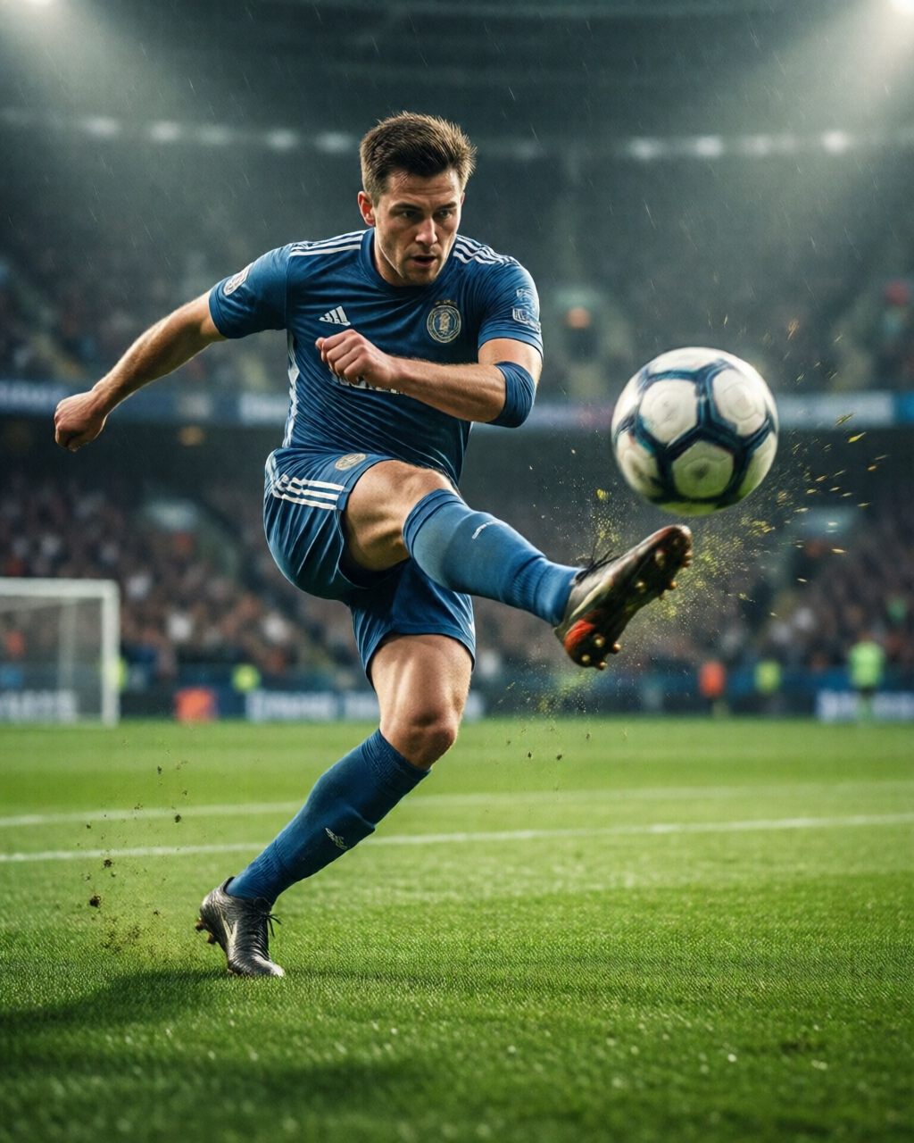 Football stadium scene — Sudut Jurulatih