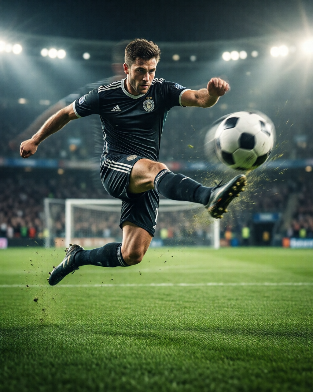 Football stadium scene — Football Compass