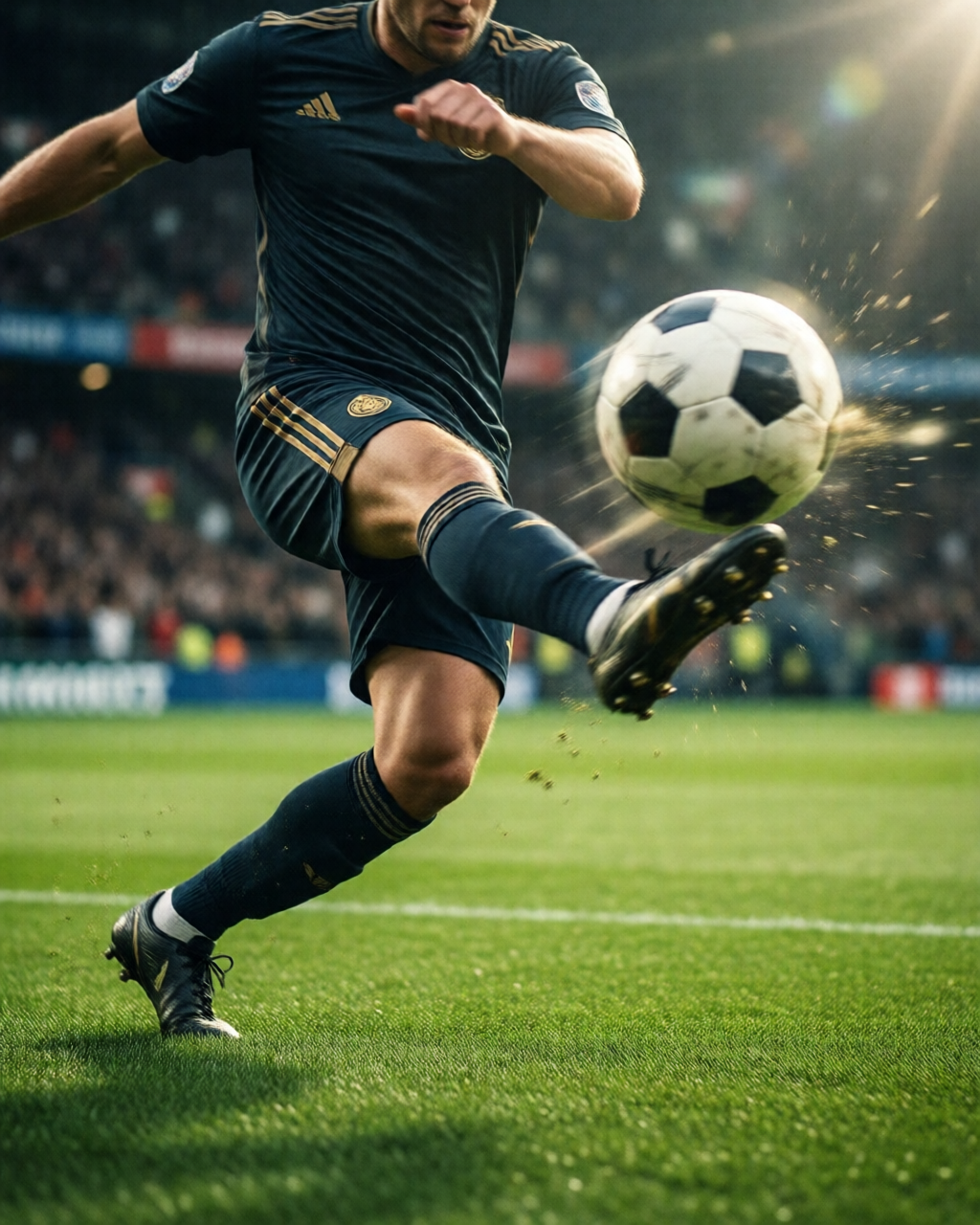 Football stadium scene — Football Compass