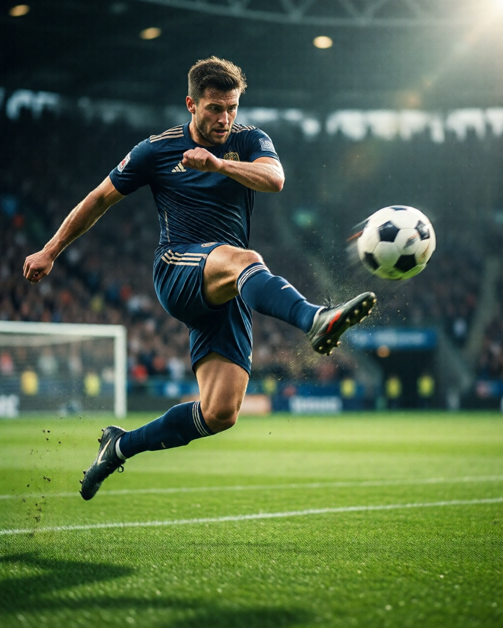 Football stadium scene — Football Compass