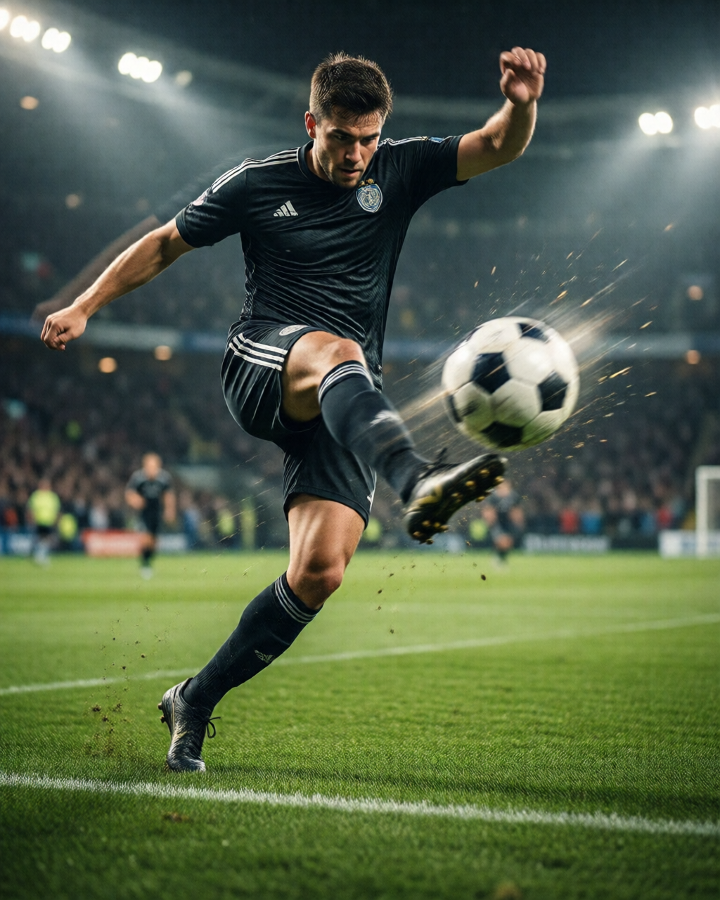 Football stadium scene — World Cup Hub