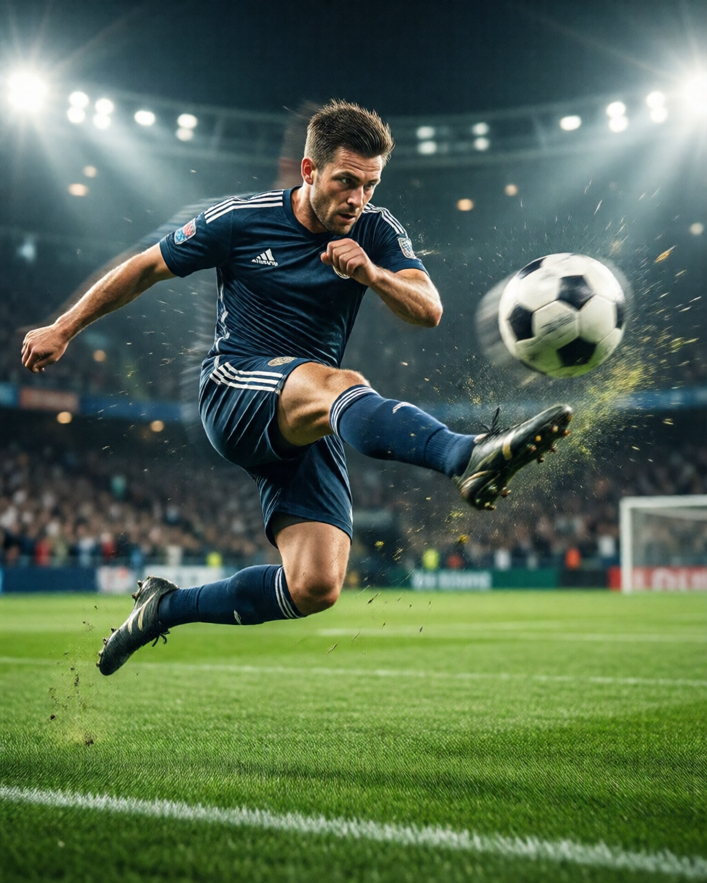 Football stadium scene — Goal Moments