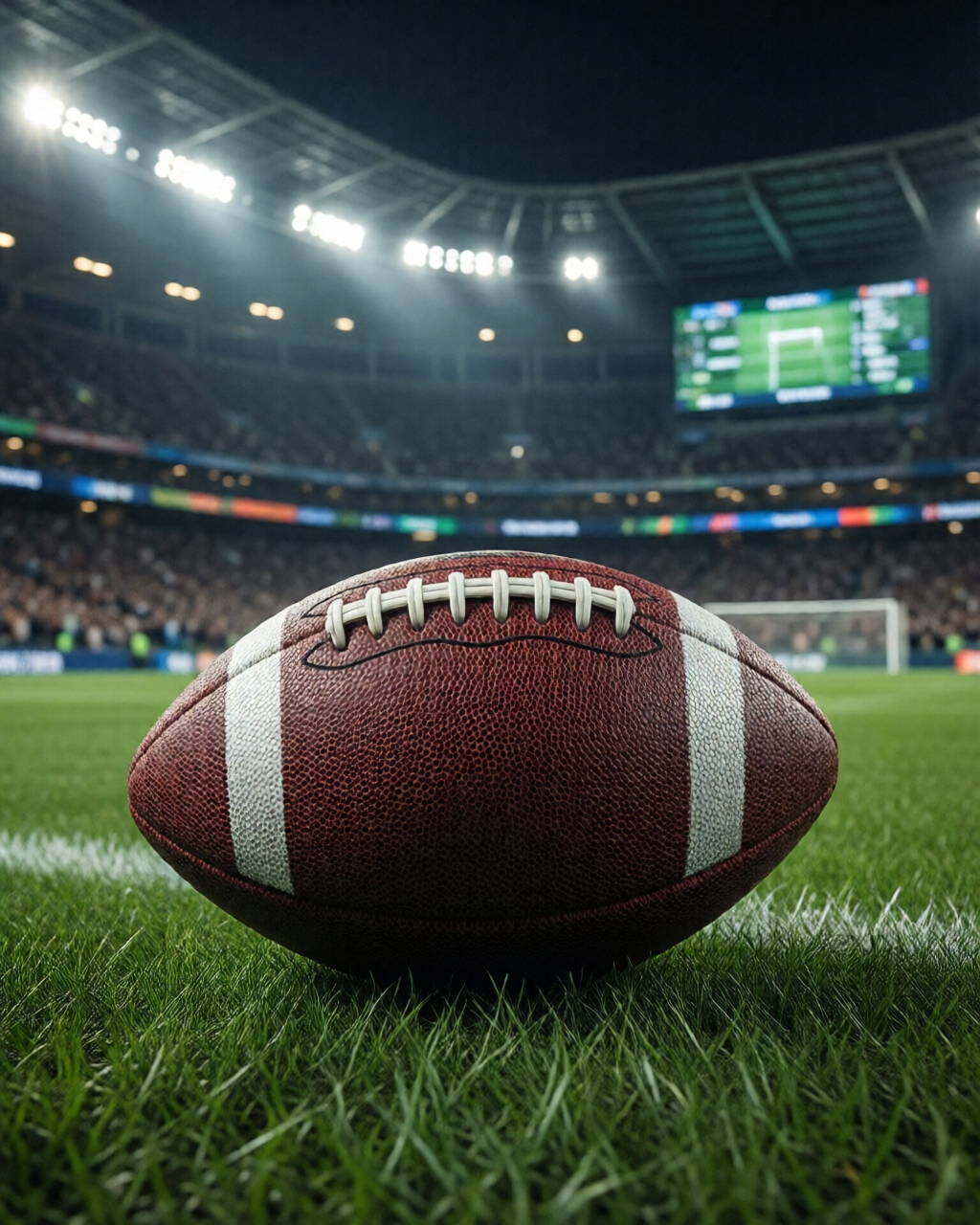 Football stadium scene — World Cup Hub