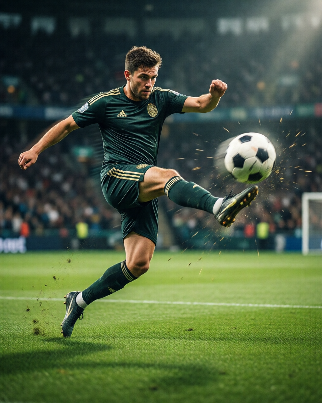 Football stadium scene — Pertandingan Live