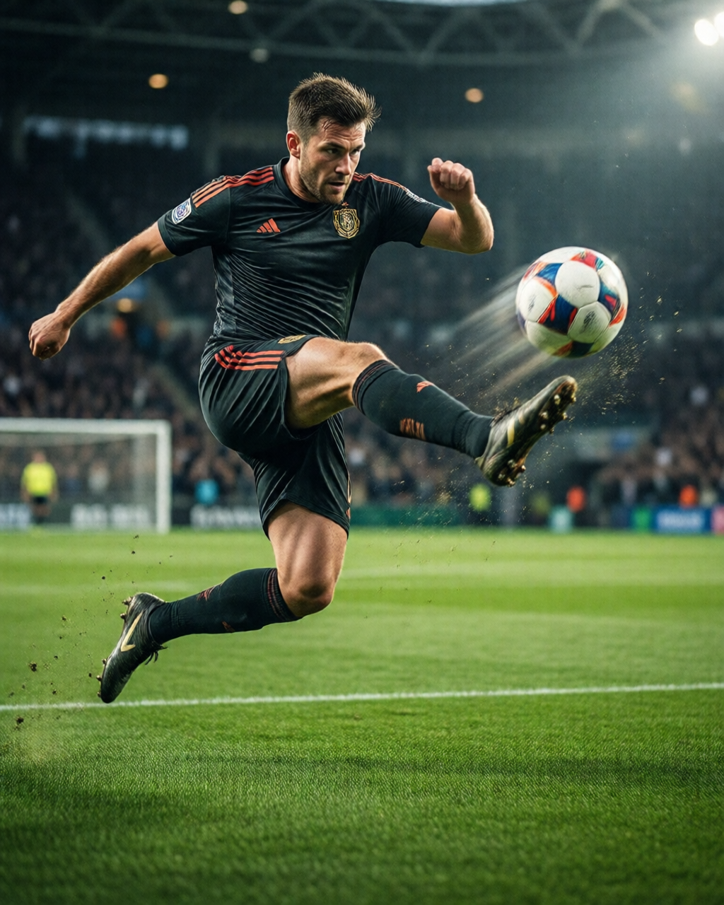 Football stadium scene — Fan Zone Sepak Bola