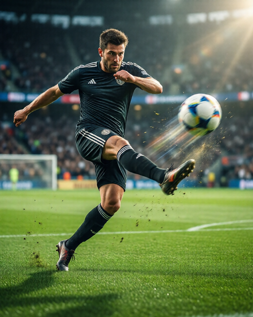 Football stadium scene — Strategi Tim