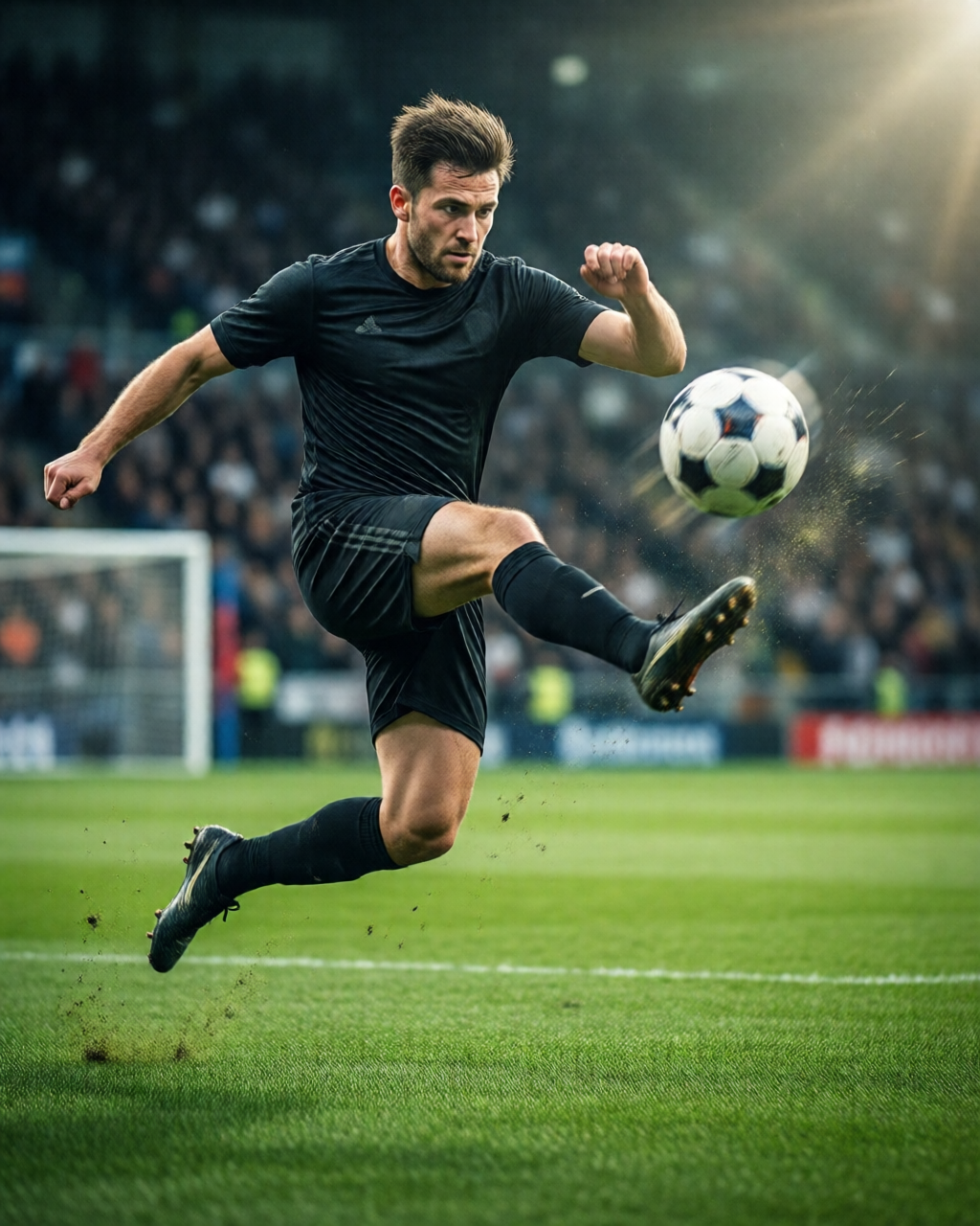 Football stadium scene — Pertandingan Live