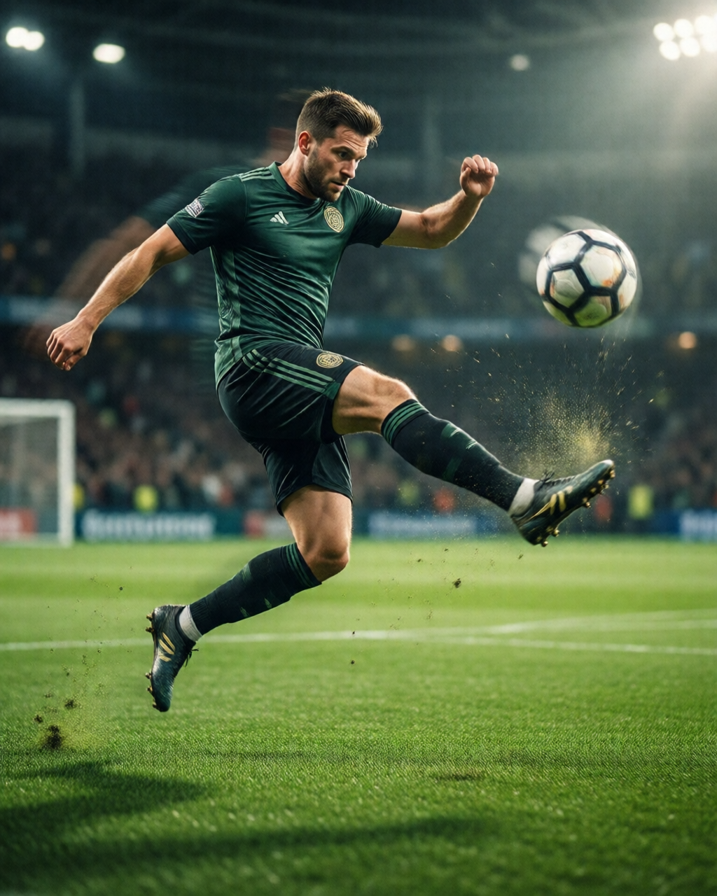 Football stadium scene — Info Piala Dunia