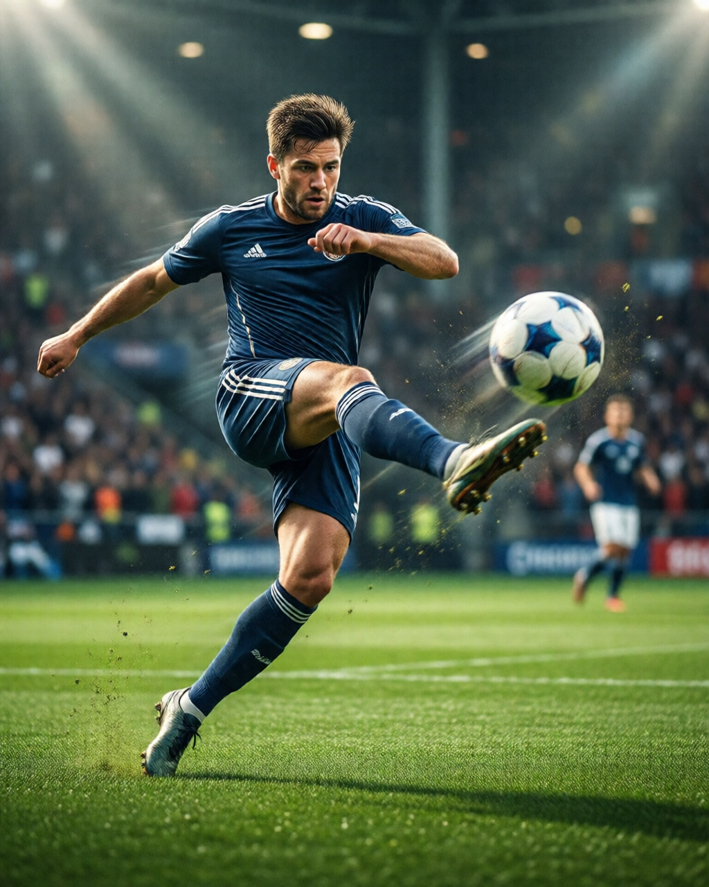 Football stadium scene — Info Piala Dunia