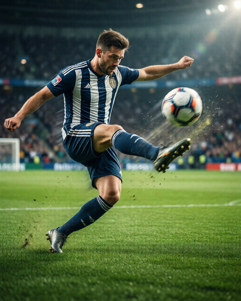 Football stadium scene — Fan Zone Sepak Bola