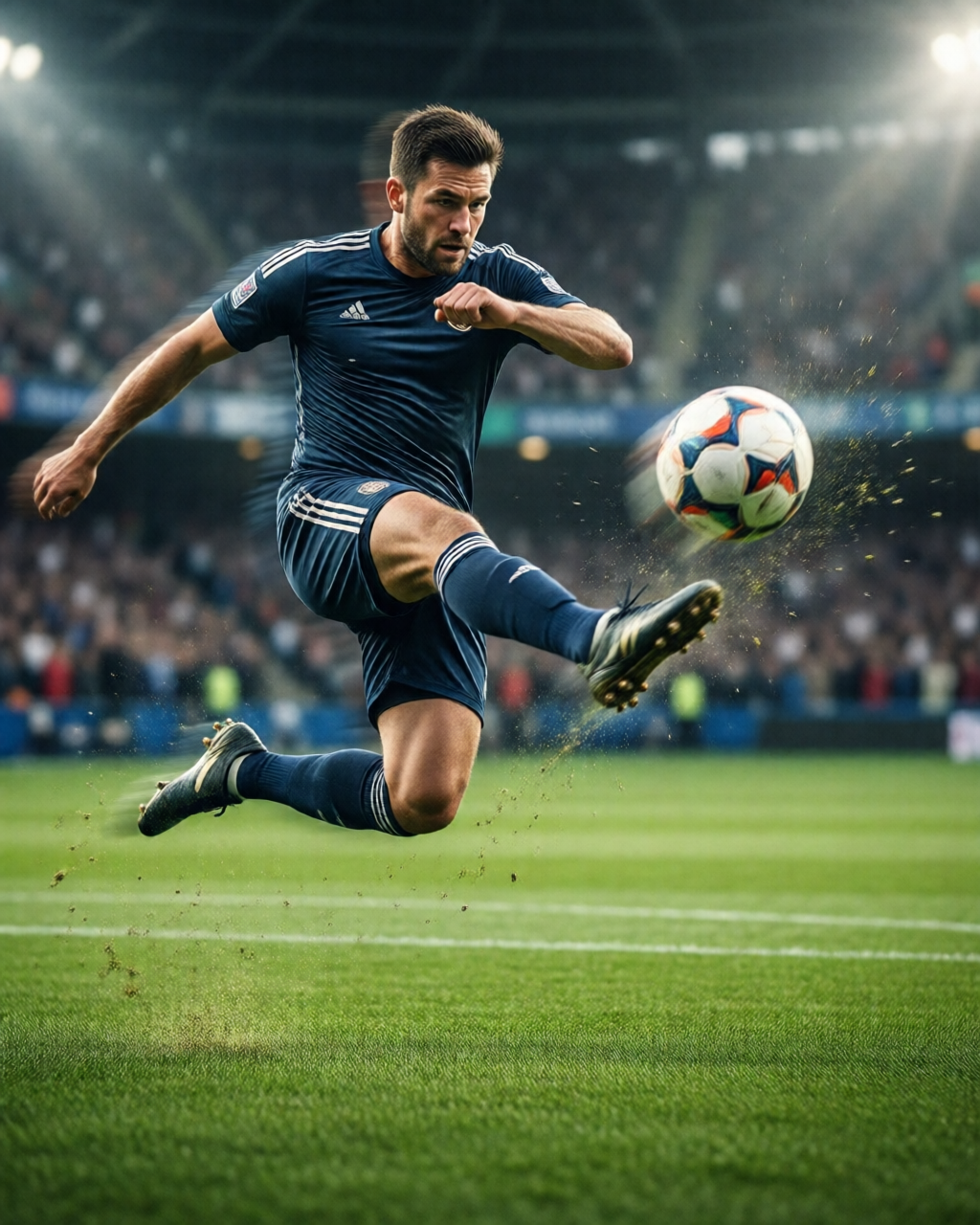 Football stadium scene — Catatan Pemain