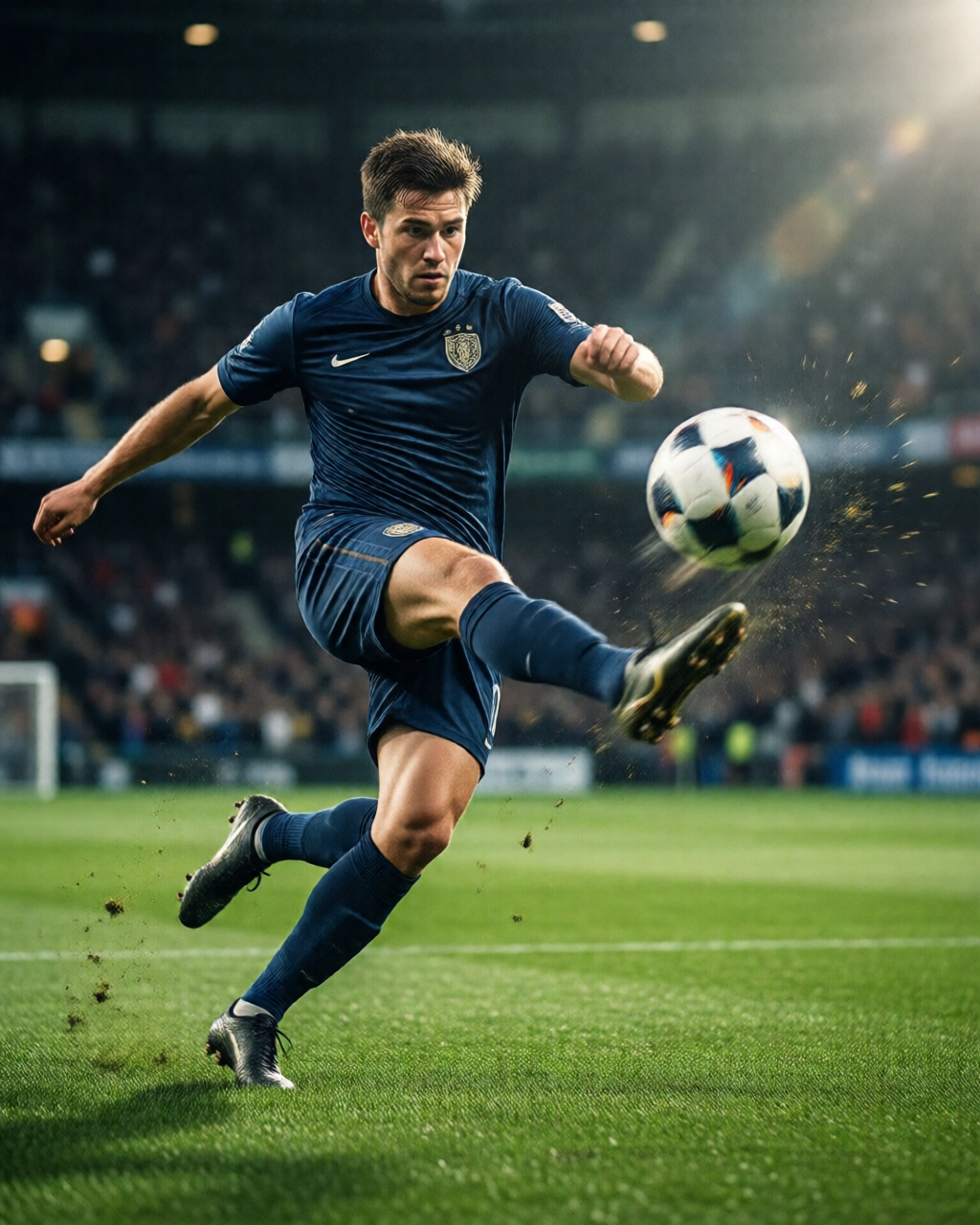 Football stadium scene — Info Piala Dunia