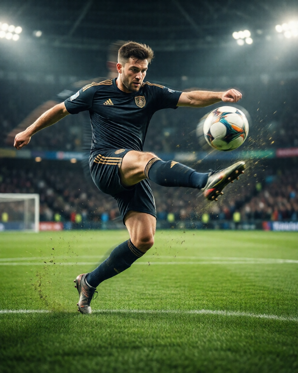 Football stadium scene — Catatan Pemain