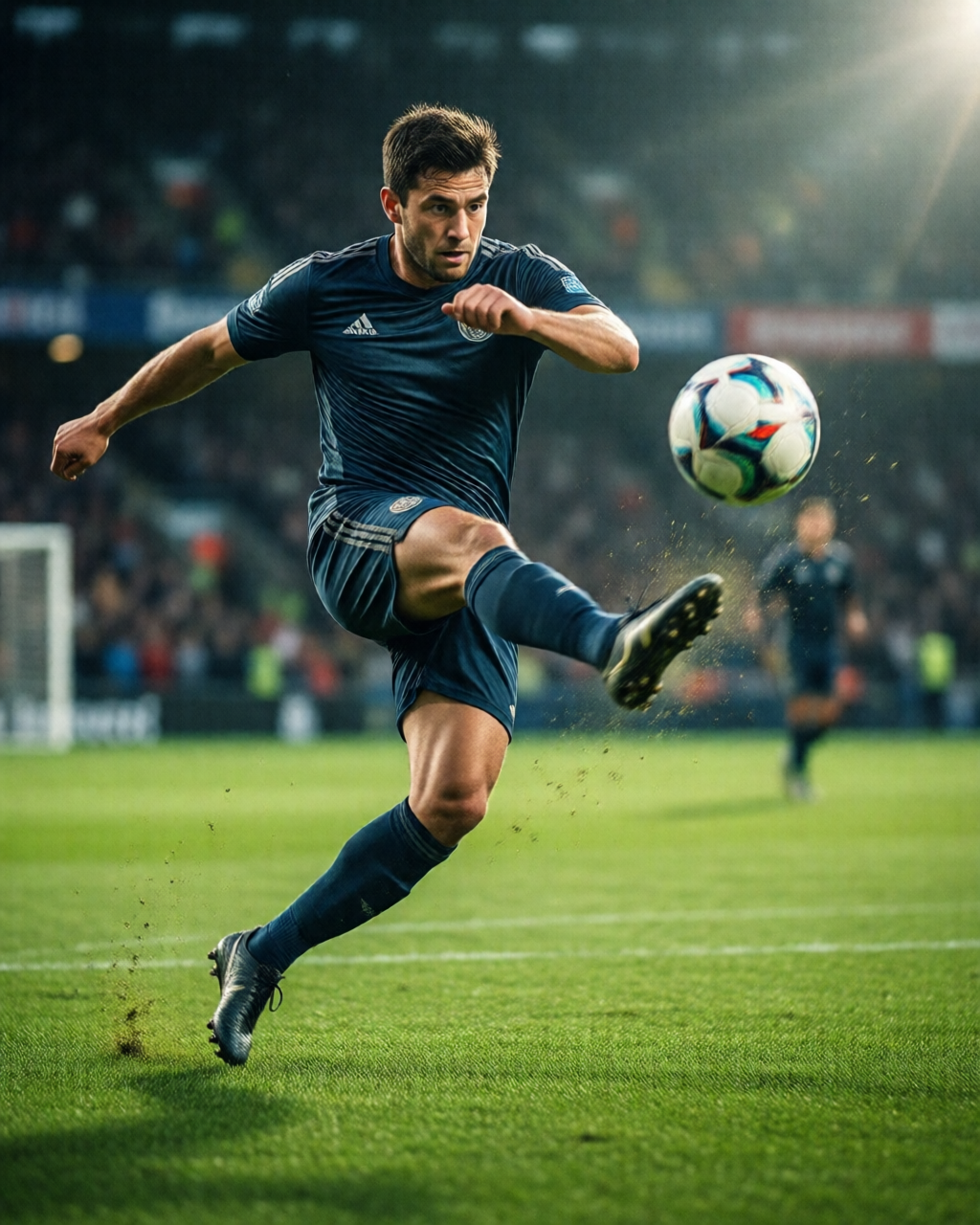 Football stadium scene — Info Piala Dunia