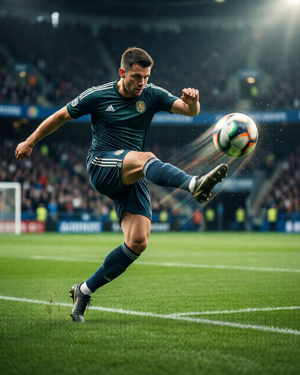 Football stadium scene — Fan Zone Sepak Bola