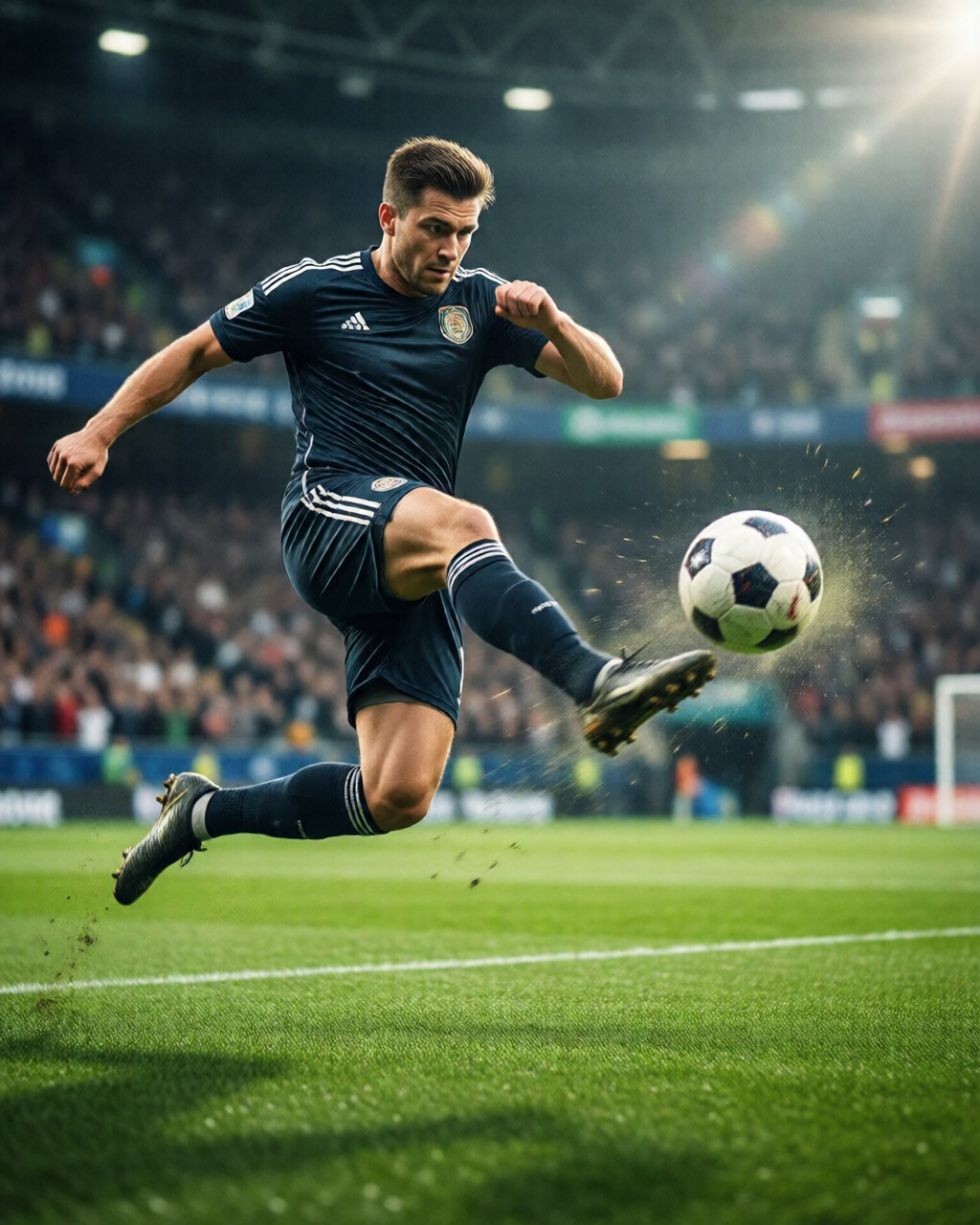 Football stadium scene — ព័ត៌មាន World Cup