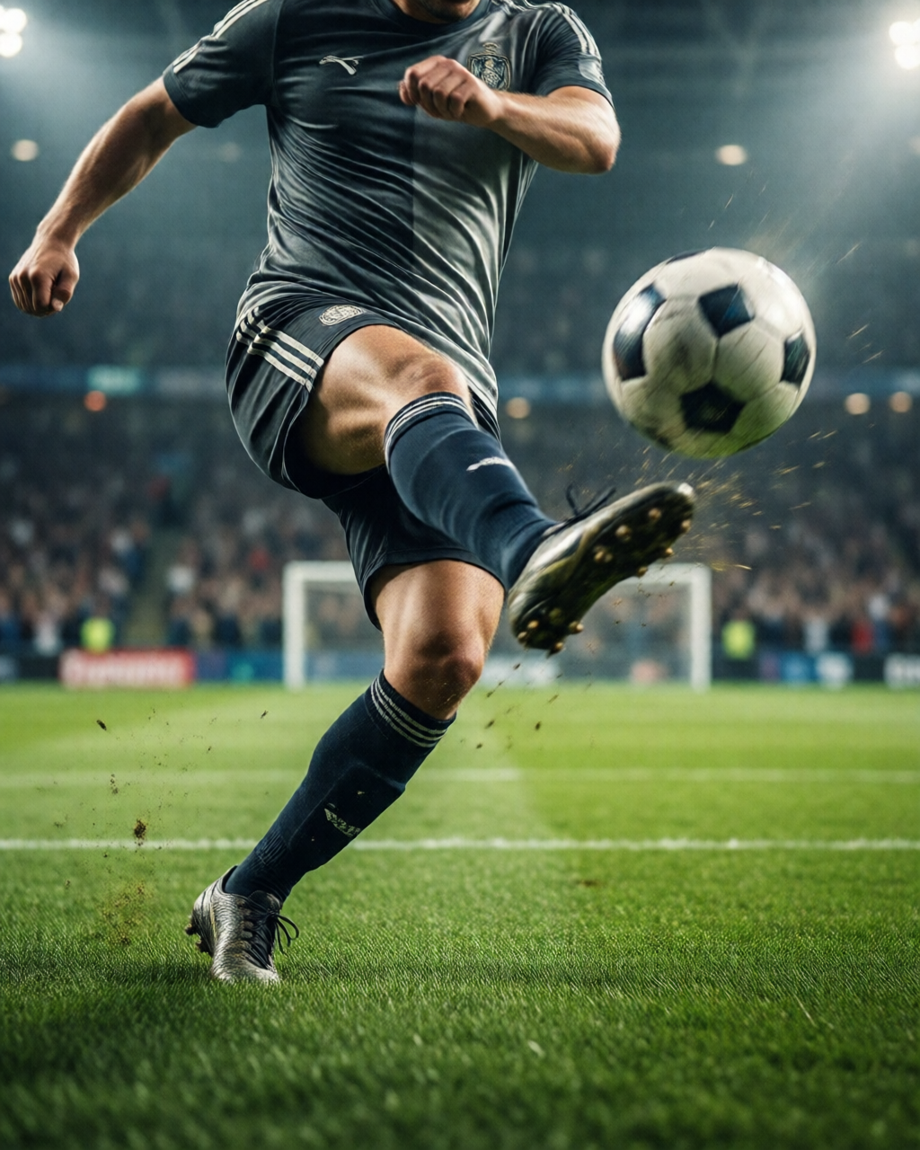Football stadium scene — កីឡដ្ឋាន