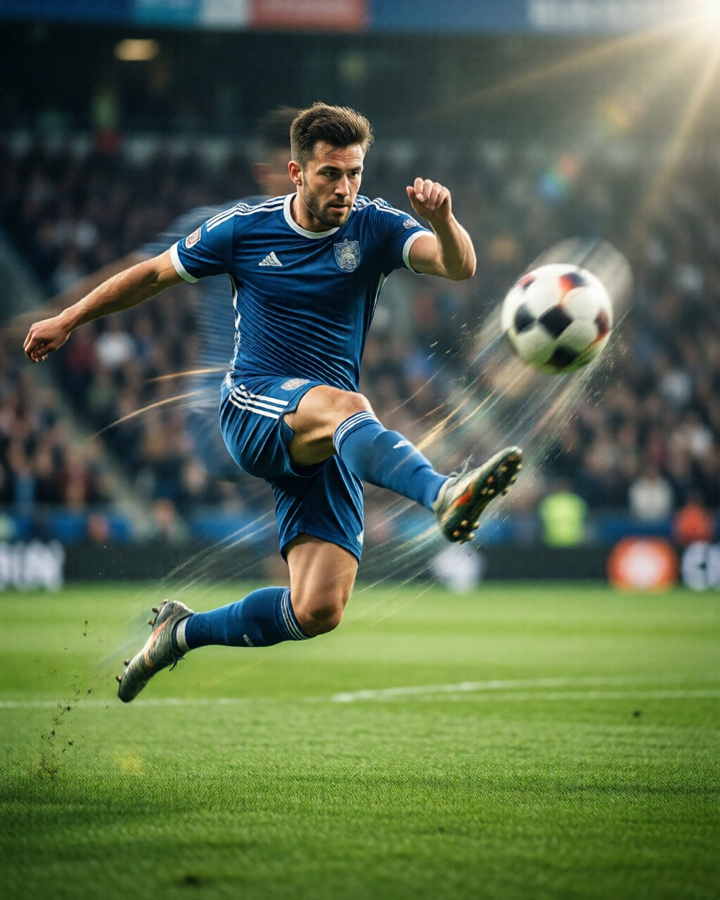 Football stadium scene — ព័ត៌មាន World Cup