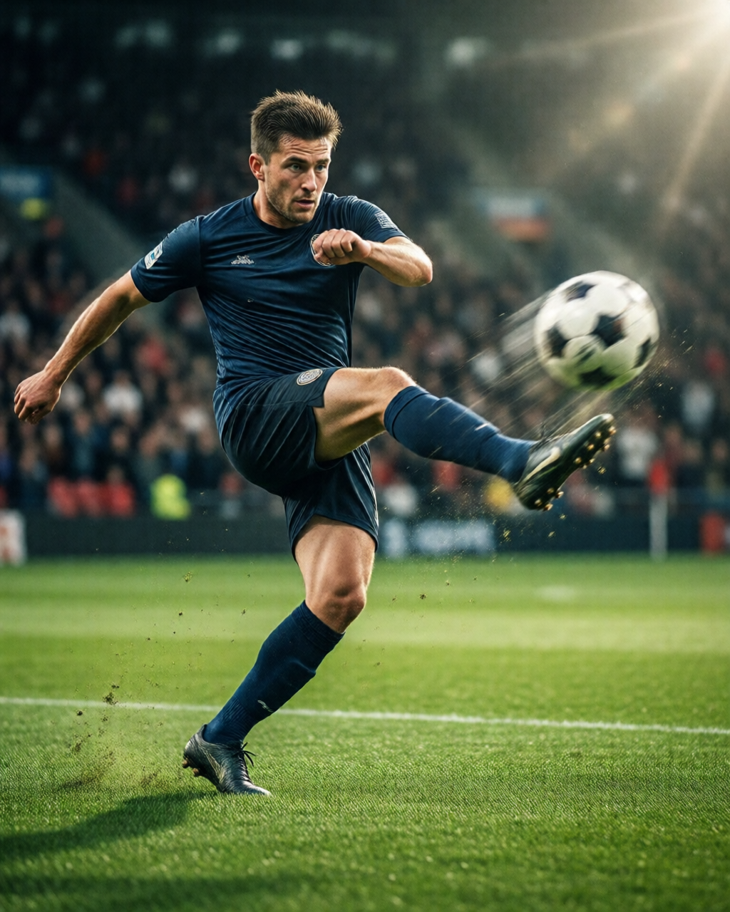 Football stadium scene — World Cup Hub