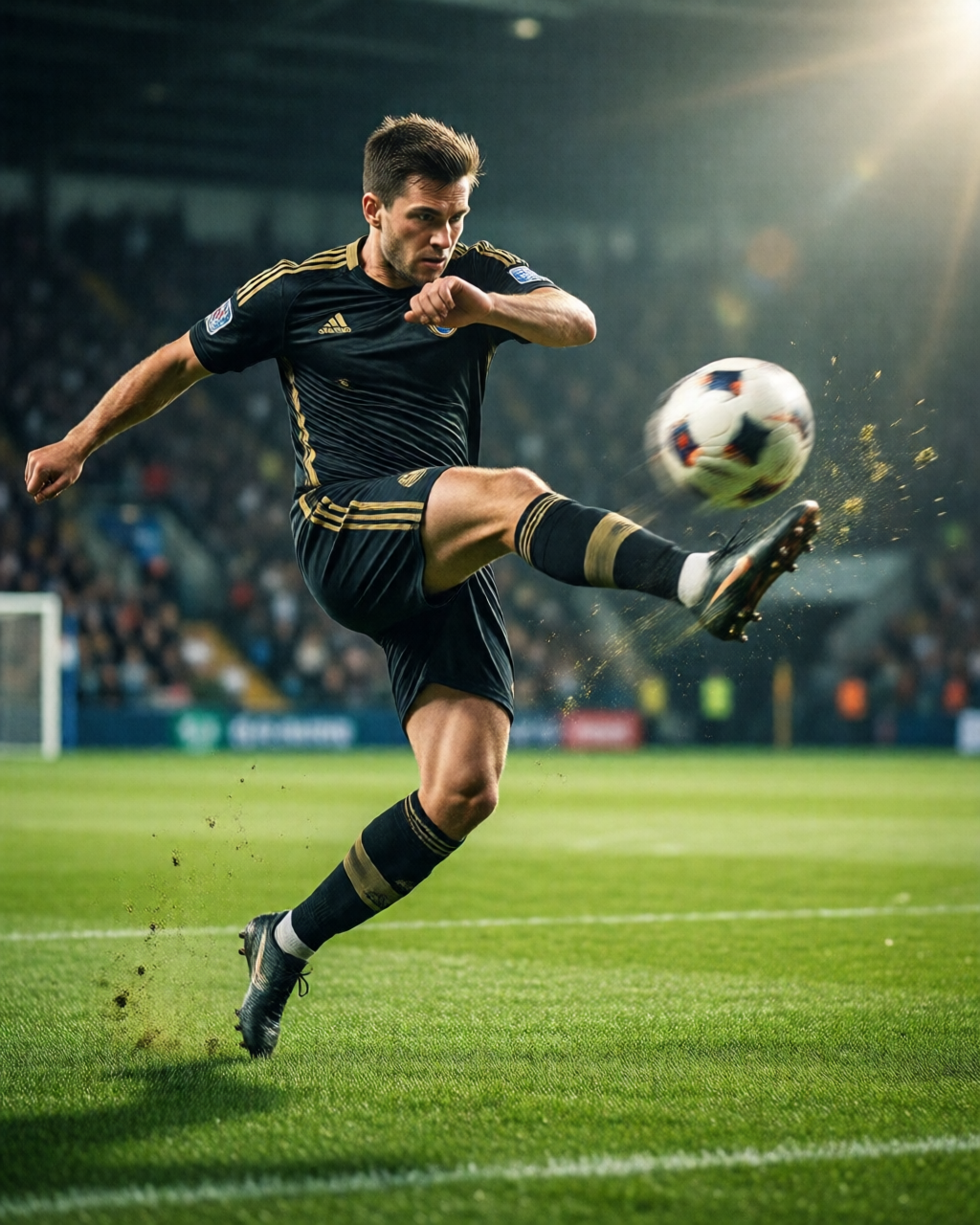 Football stadium scene — Ulasan Perlawanan
