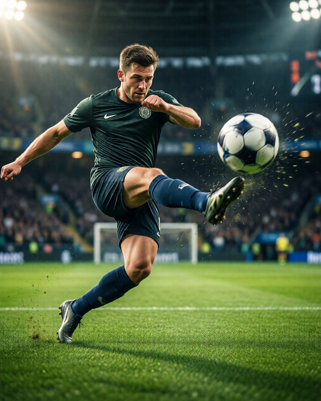 Football stadium scene — Catatan Pemain