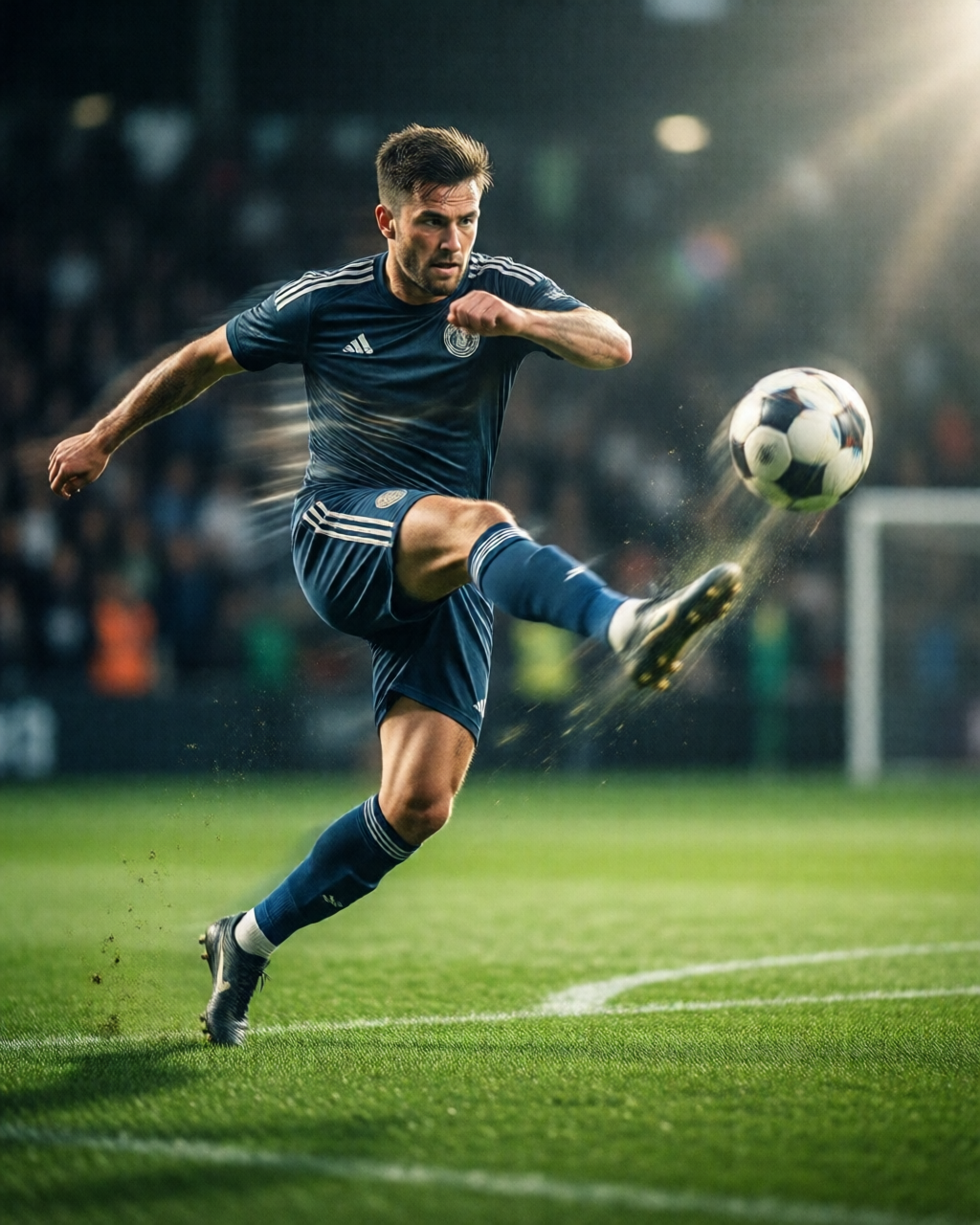 Football stadium scene — Ulasan Perlawanan