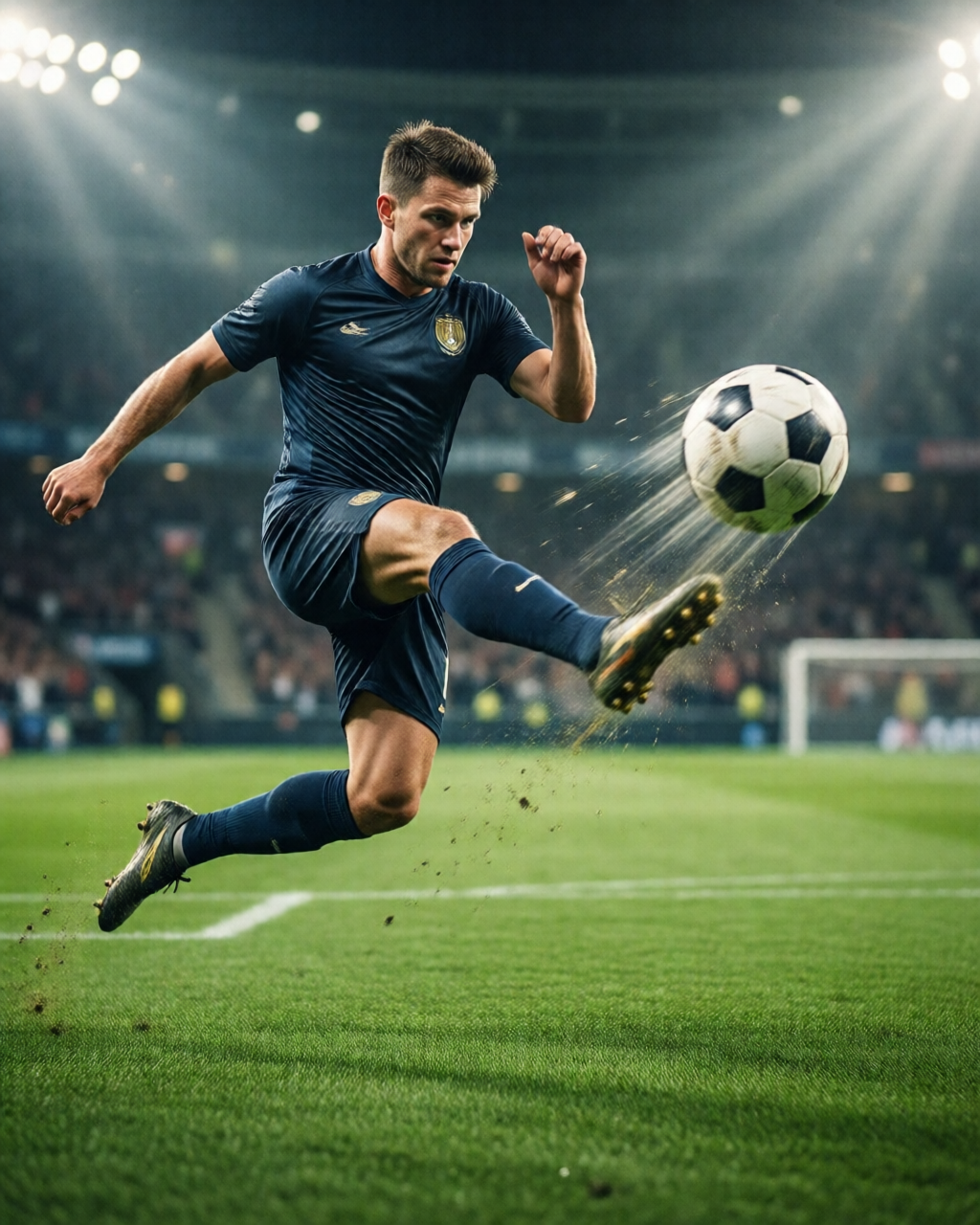 Football stadium scene — 教练视角