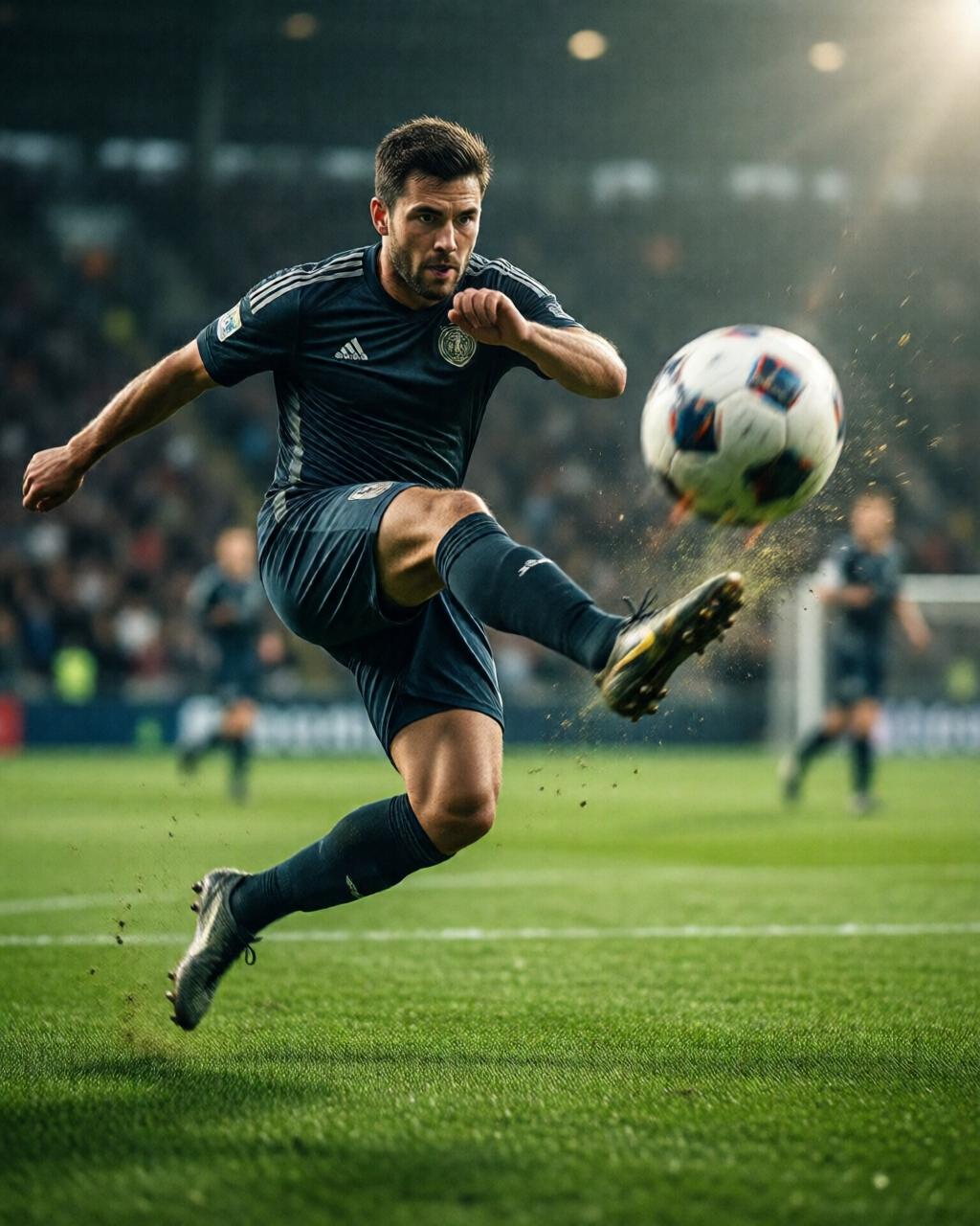 Football stadium scene — Goal Moments