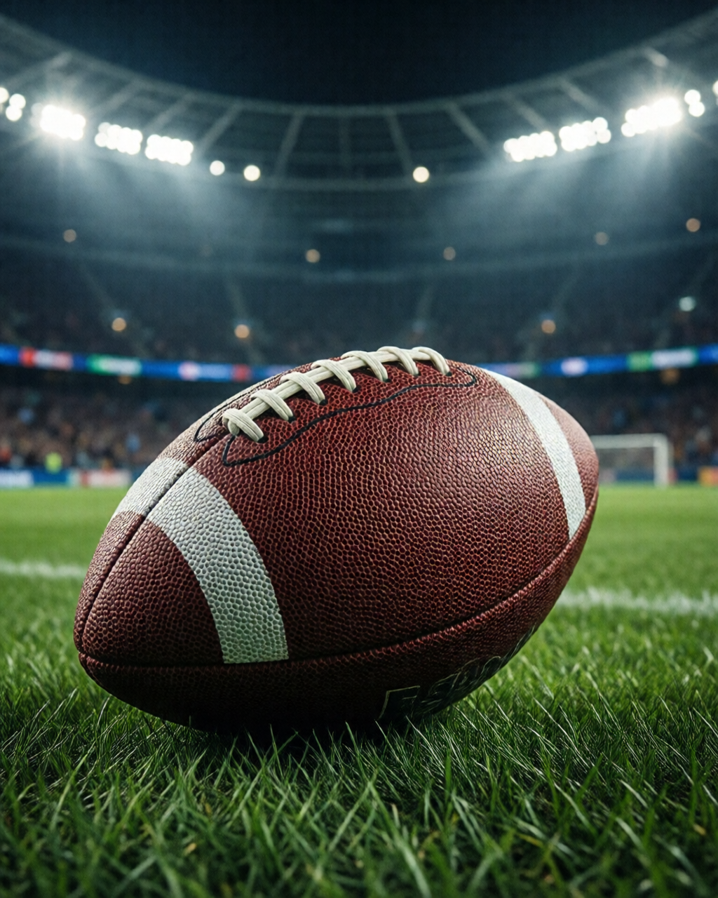 Football stadium scene — Coach's Corner