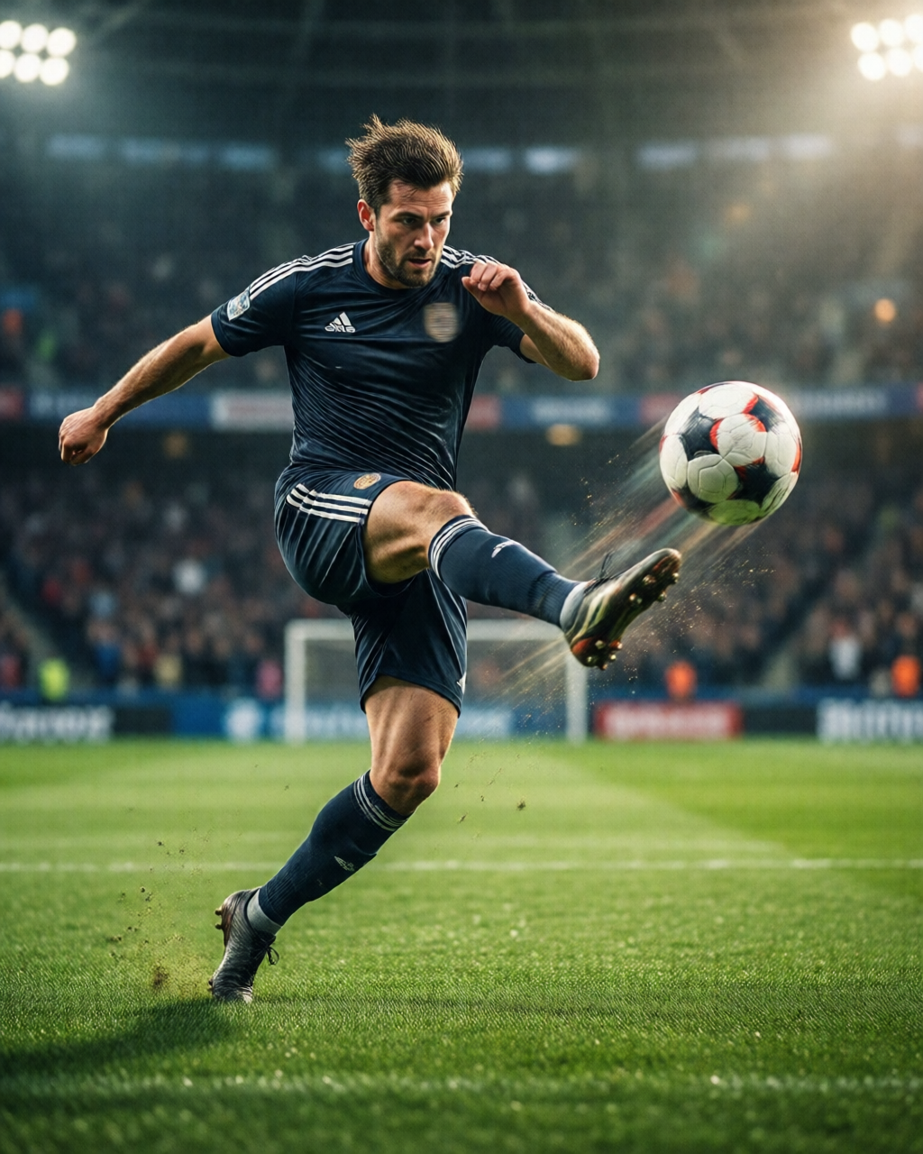 Football stadium scene — Football Compass
