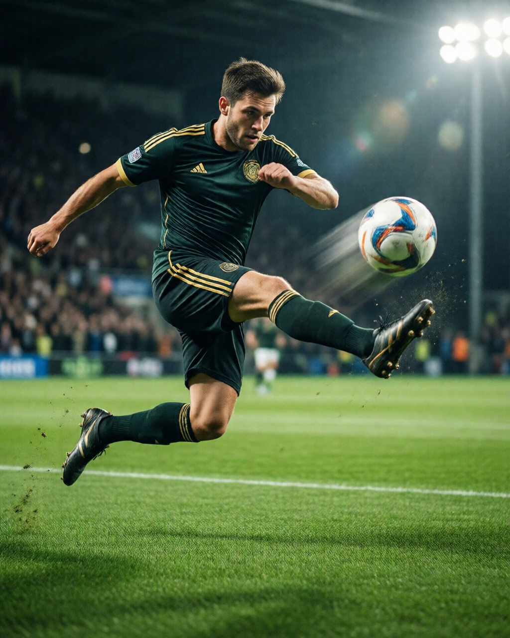 Football stadium scene — World Cup Hub
