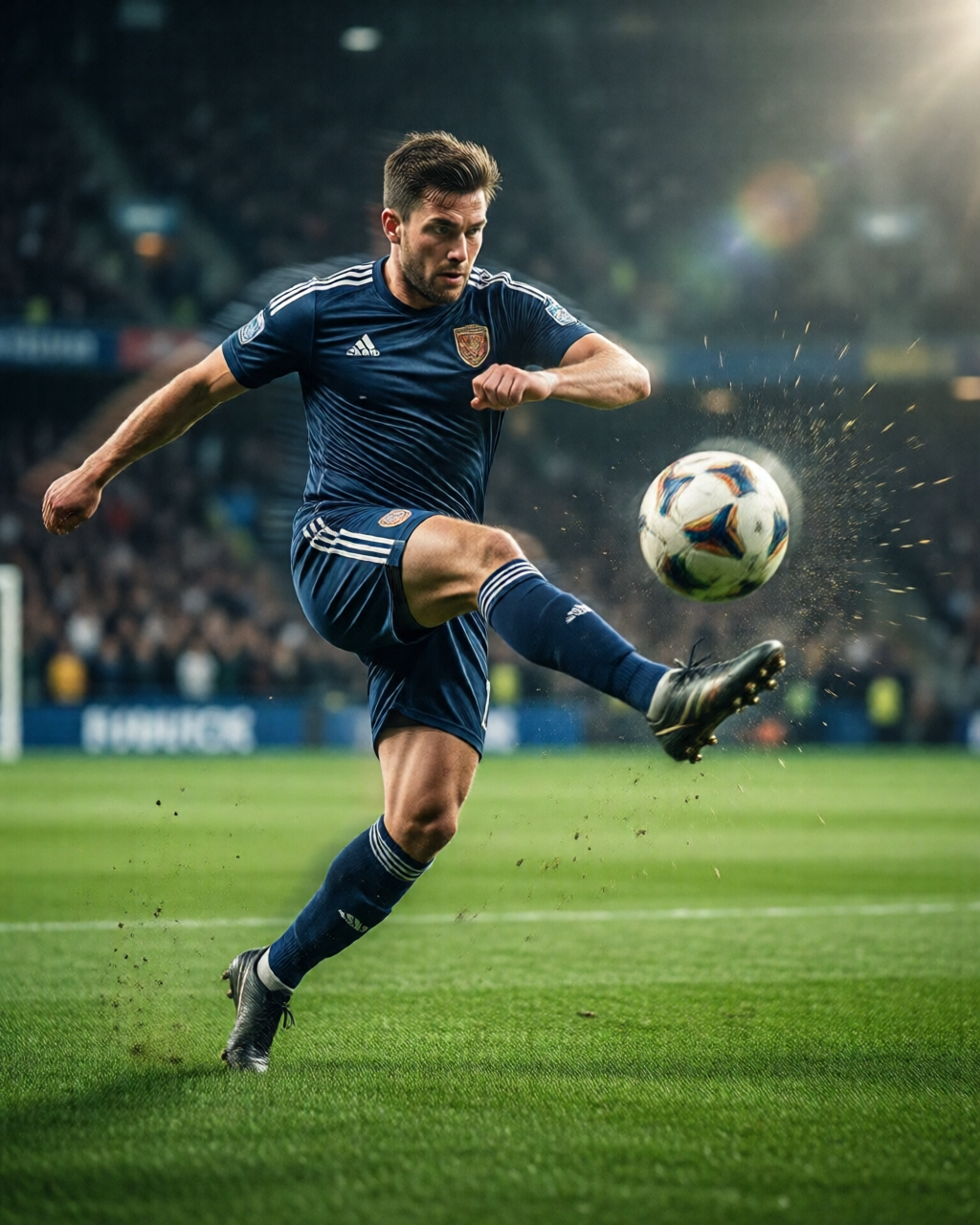 Football stadium scene — Football Compass
