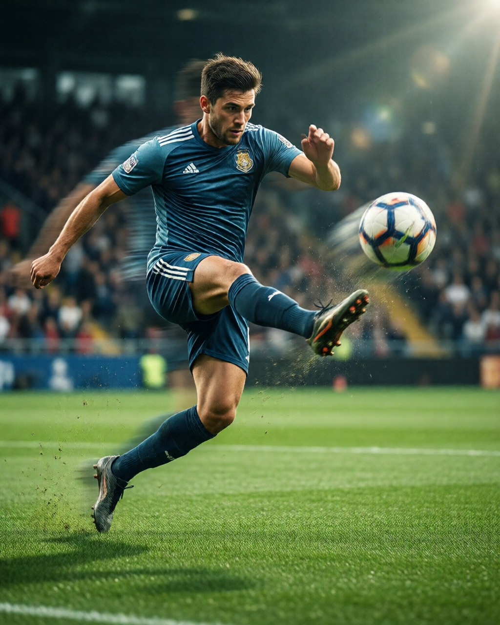 Football stadium scene — Goal Moments