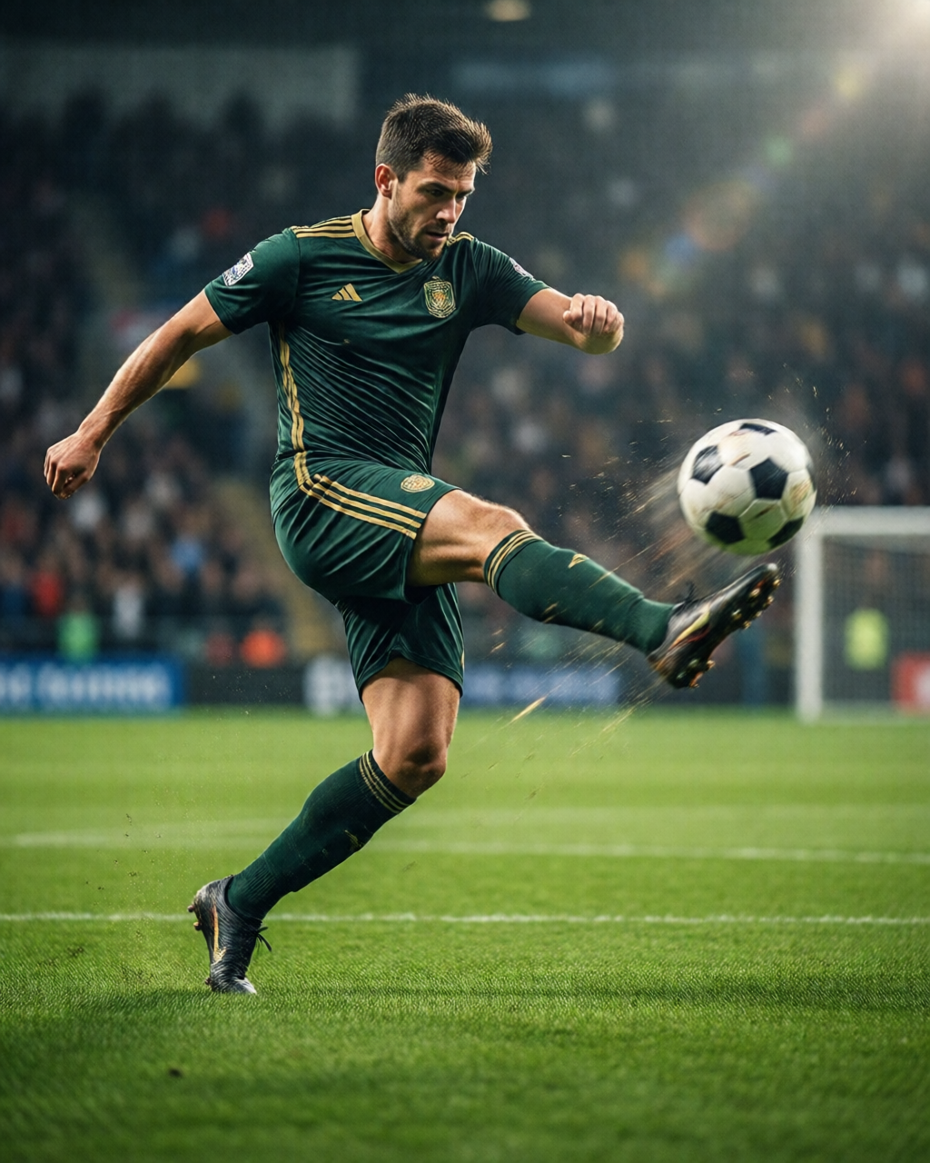 Football stadium scene — World Cup Hub