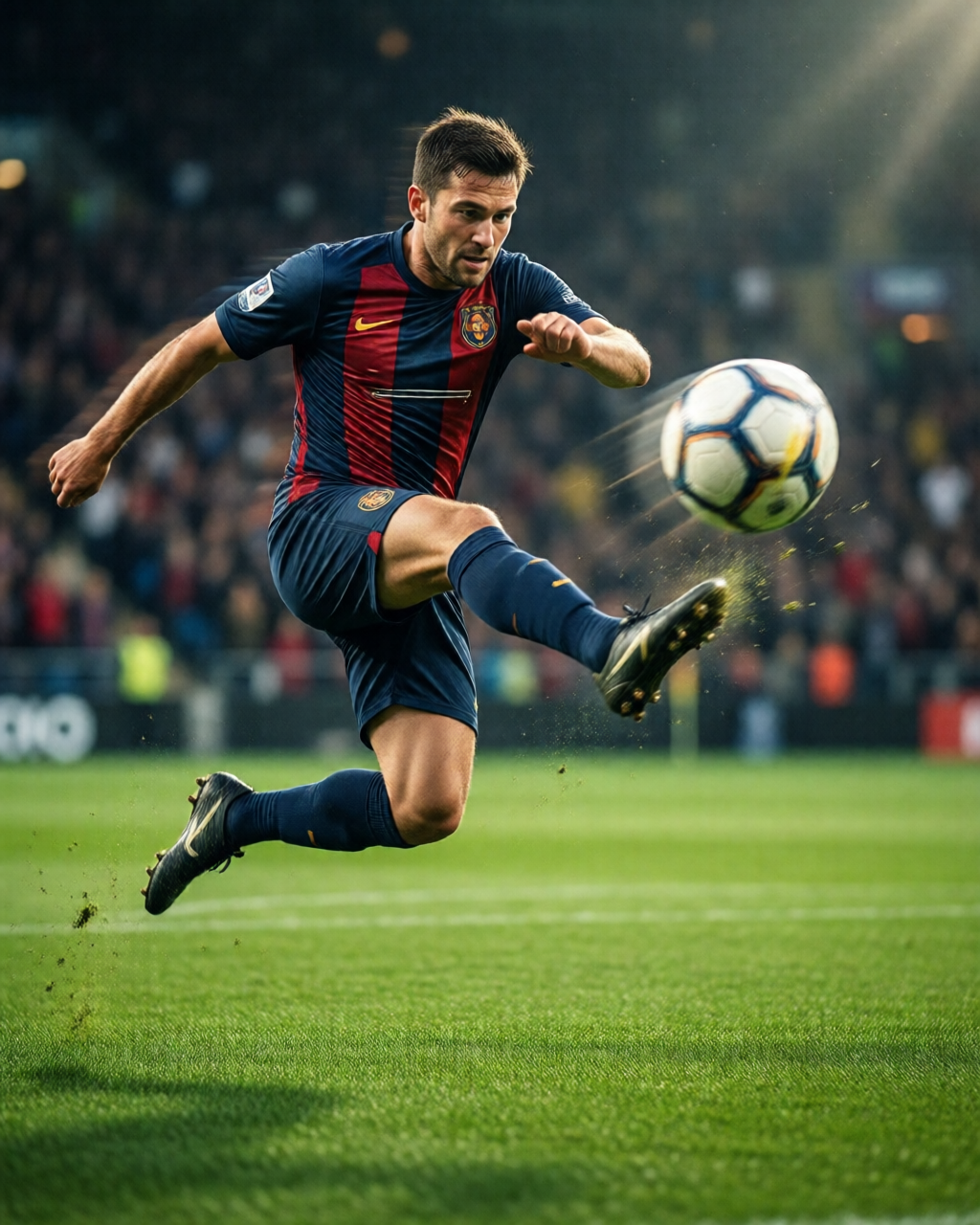 Football stadium scene — Football Compass