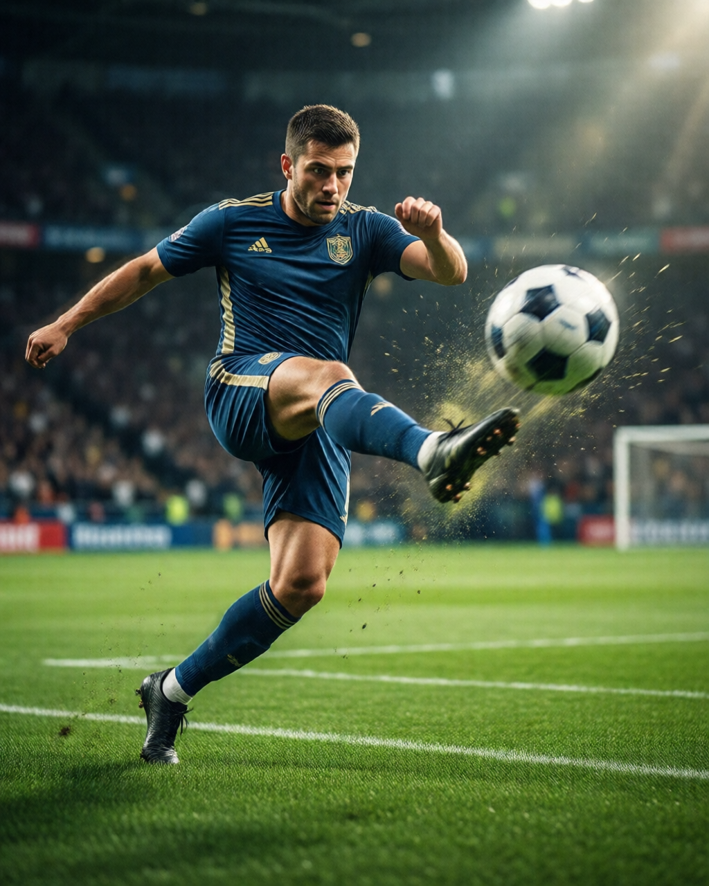 Football stadium scene — Goal Moments